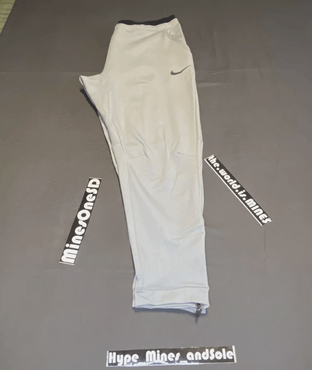 Nike NWT Men’s Nike Pro Fleece Training Pants - Gray - XL Size US 36 / EU 52 - 1 Thumbnail