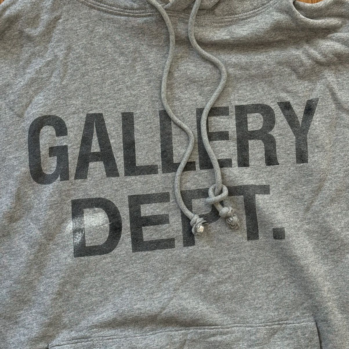Gallery Dept. Gallery Dept Logo Hoodie Grey Size US L / EU 52-54 / 3 - 3 Thumbnail