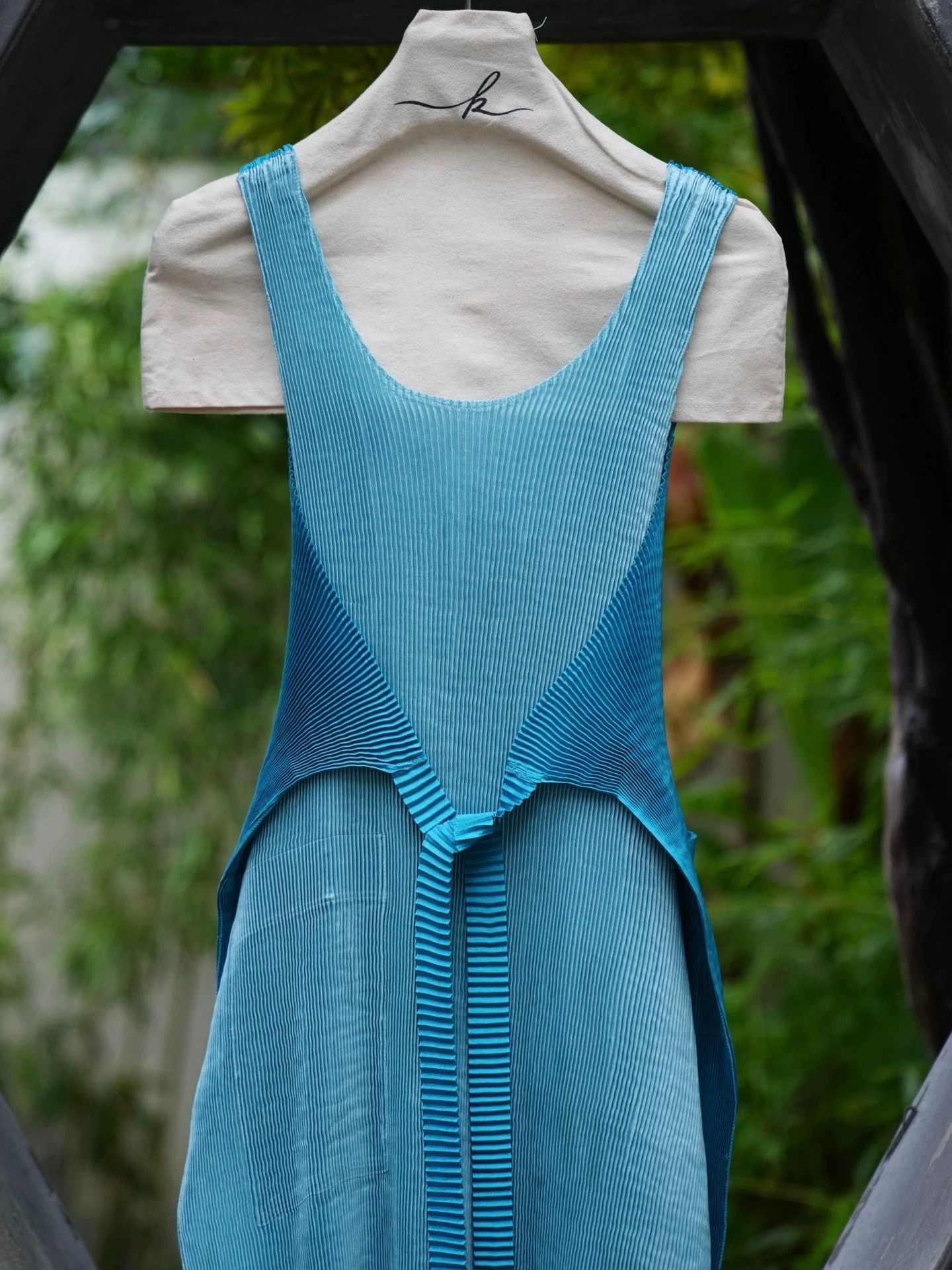 Issey Miyake Issey Miyake Vintage IM Reversible Tie Apron Dress Size ONE SIZE - 4 Thumbnail