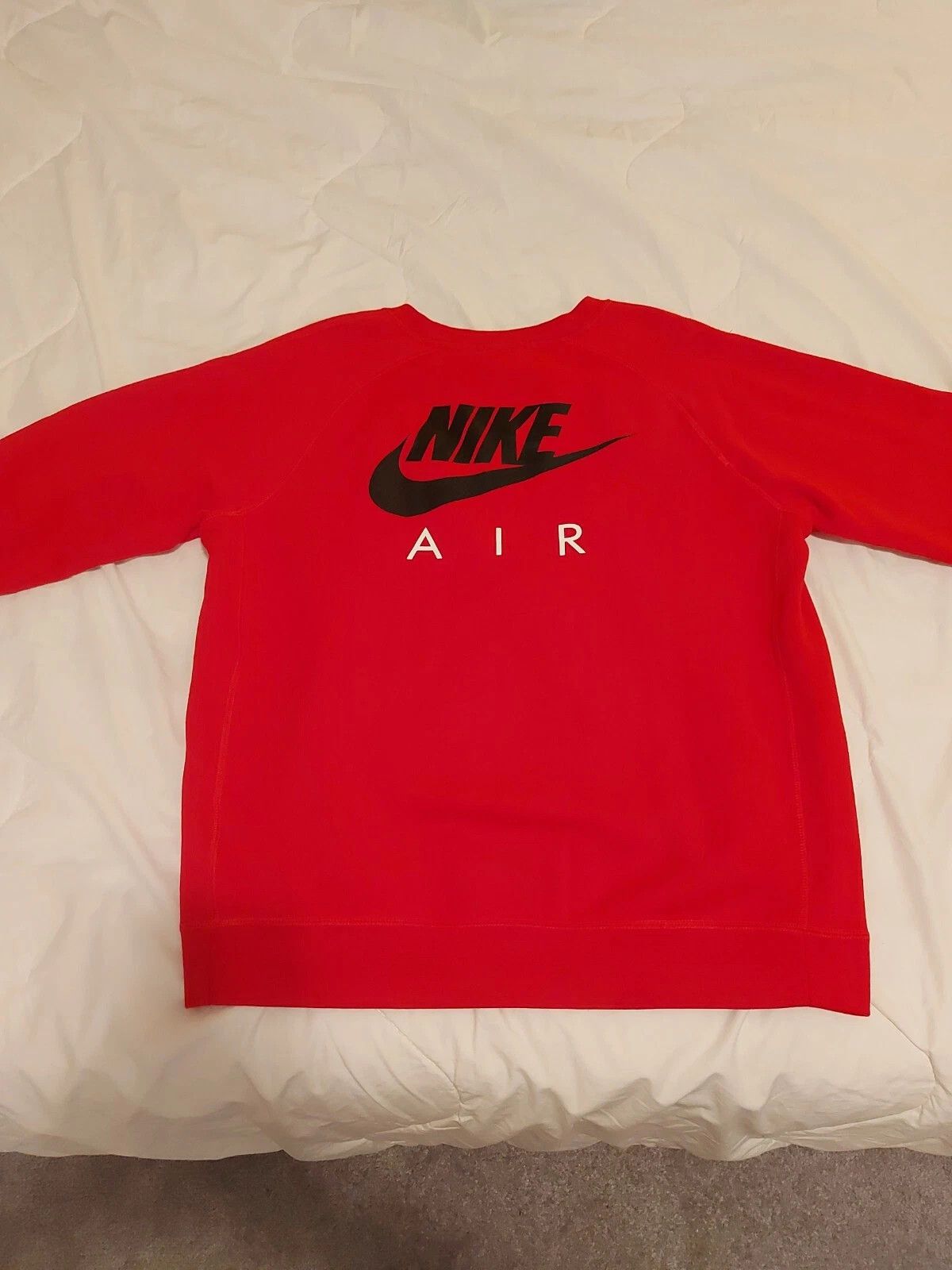 Nike Nike Air Crew Neck Sweatshirt Men's Large Red Size US L / EU 52-54 / 3 - 2 Thumbnail