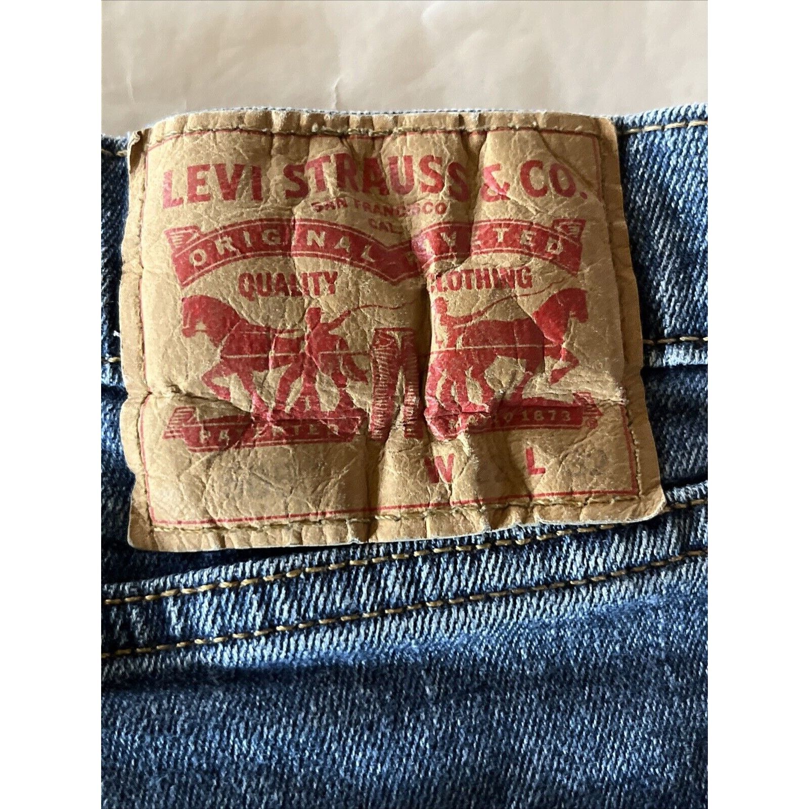 Levi's Levi's 505 Men’s Jeans 30x30 Fit Regular Fit Outdoor Cotton Size US 30 / EU 46 - 2 Thumbnail