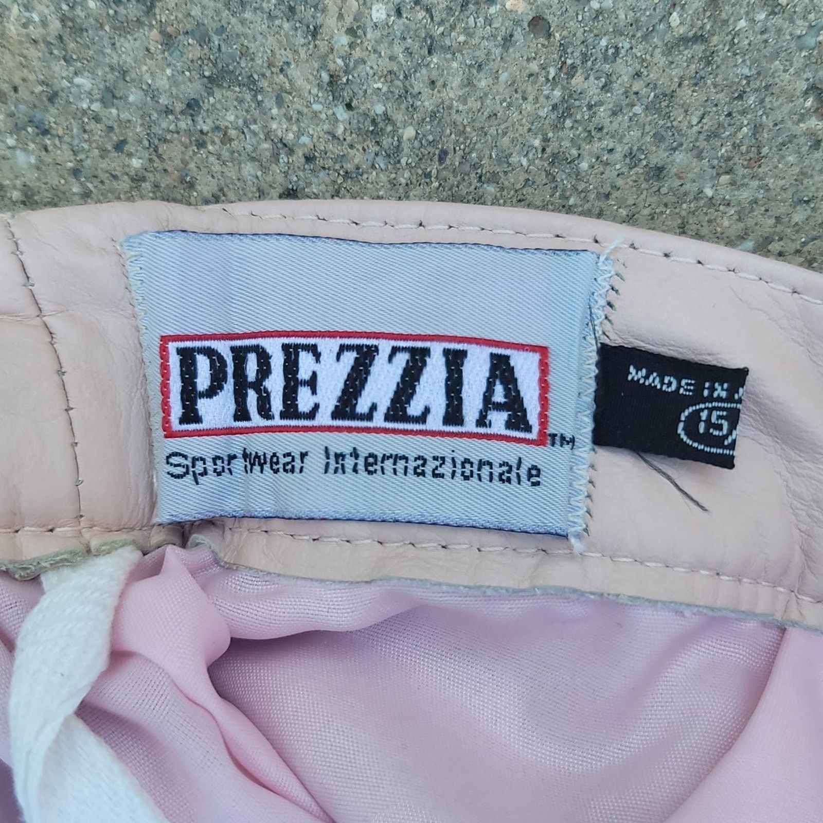 The Unbranded Brand Vtg Prezzia Leather Skirt Size 30" / US 8 / IT 44 - 3 Thumbnail