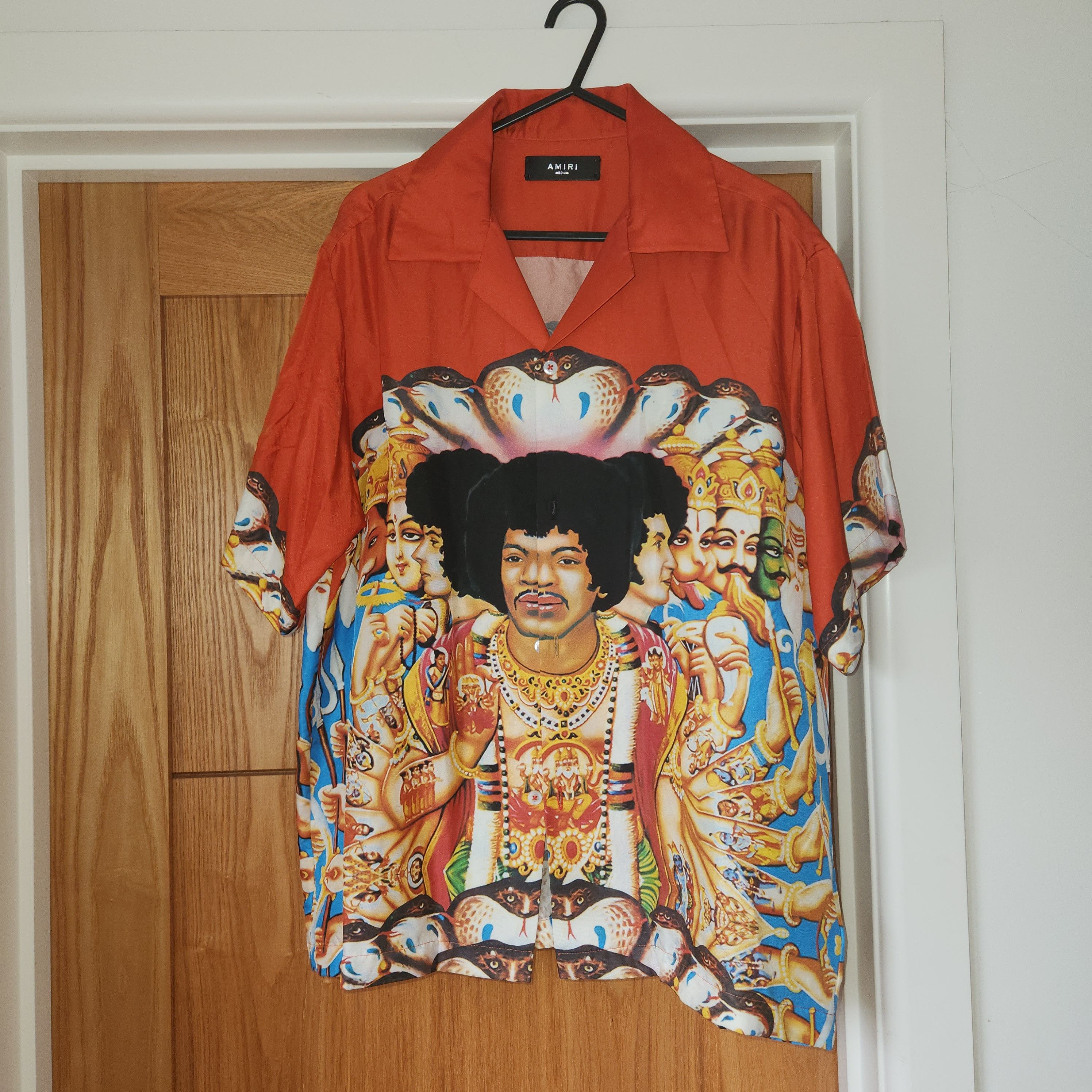 Amiri AMIRI Jimi Hendrix Silk Camp Collar Shirt Medium Size US M / EU 48-50 / 2 - 1 Thumbnail