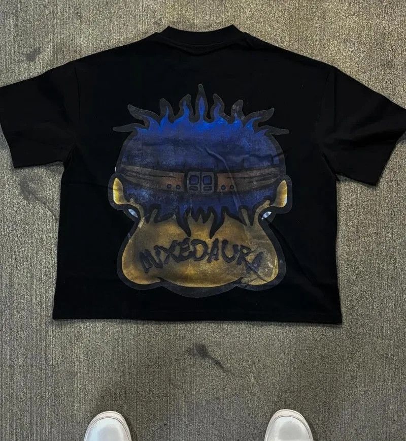 Vintage Cartoon Mixed Aura Printed Tshirt Size US L / EU 52-54 / 3 - 2 Thumbnail