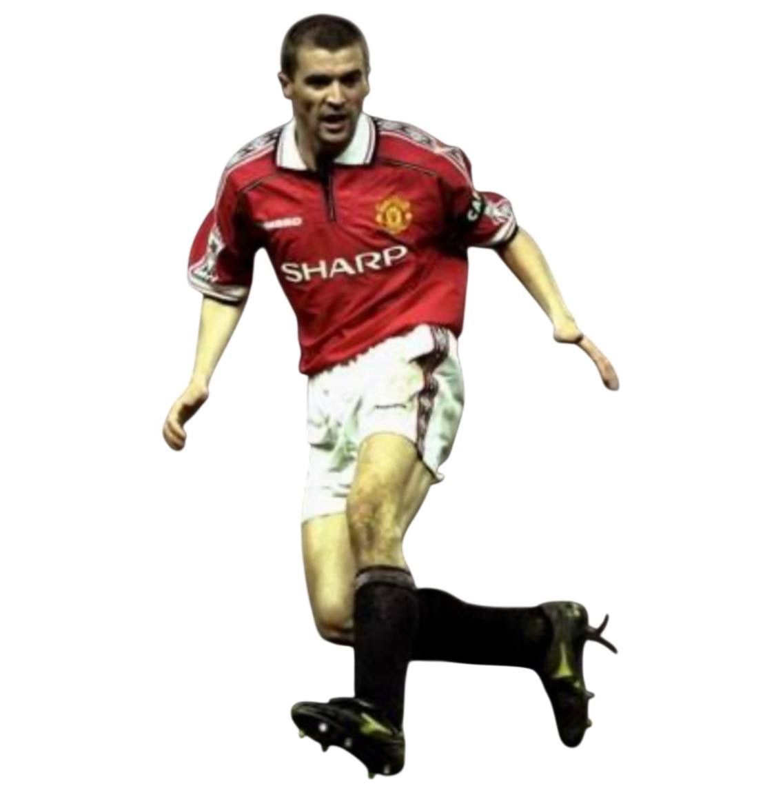 Umbro 1997/99 MANCHESTER UNITED #16 KEANE FOOTBALL SOCCER SHORTS Size US XXS / EU 40 - 1 Thumbnail