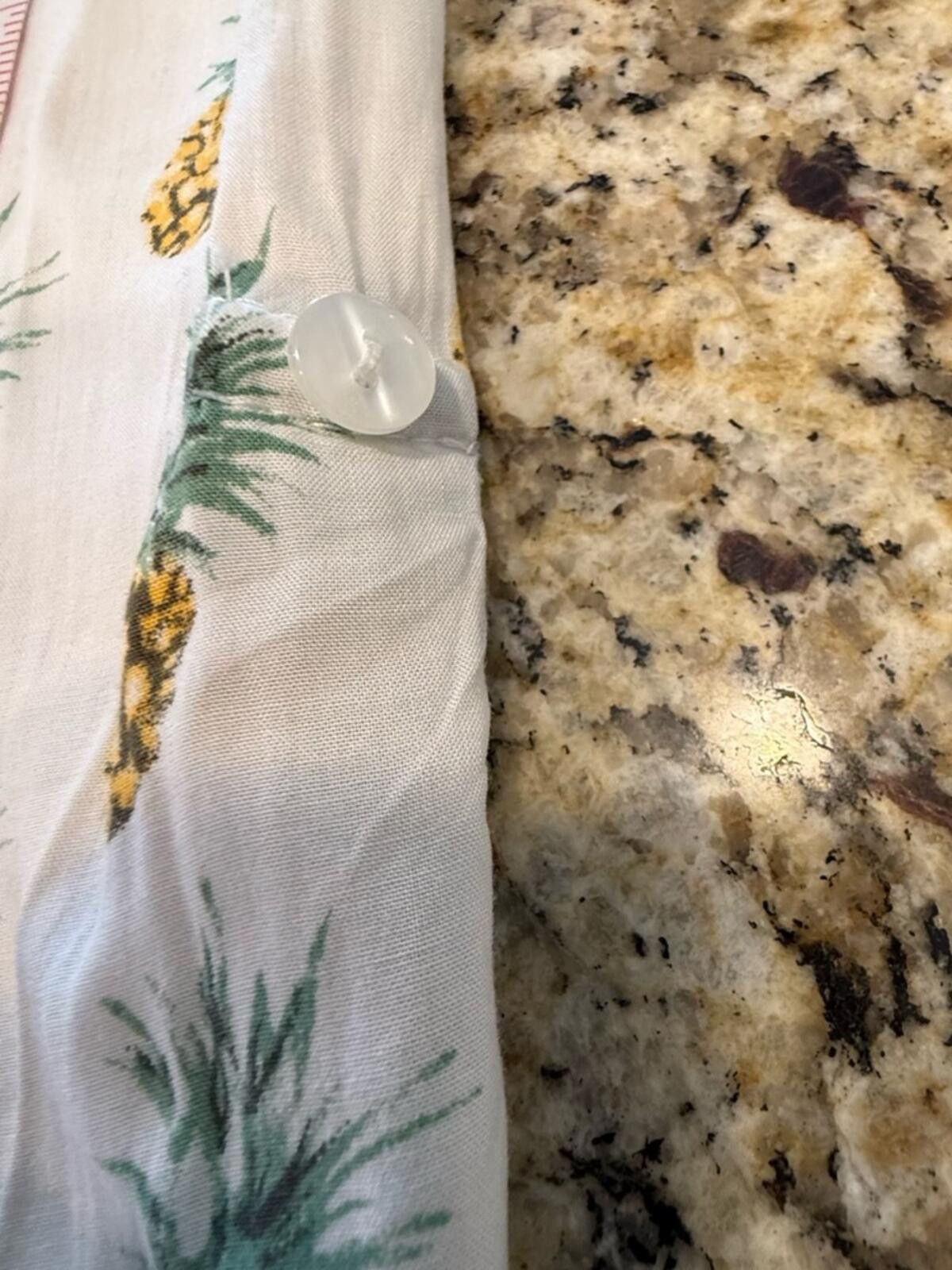 Other Love Notes pineapple novelty print button up shirt SZ M Size M / US 6-8 / IT 42-44 - 4 Thumbnail
