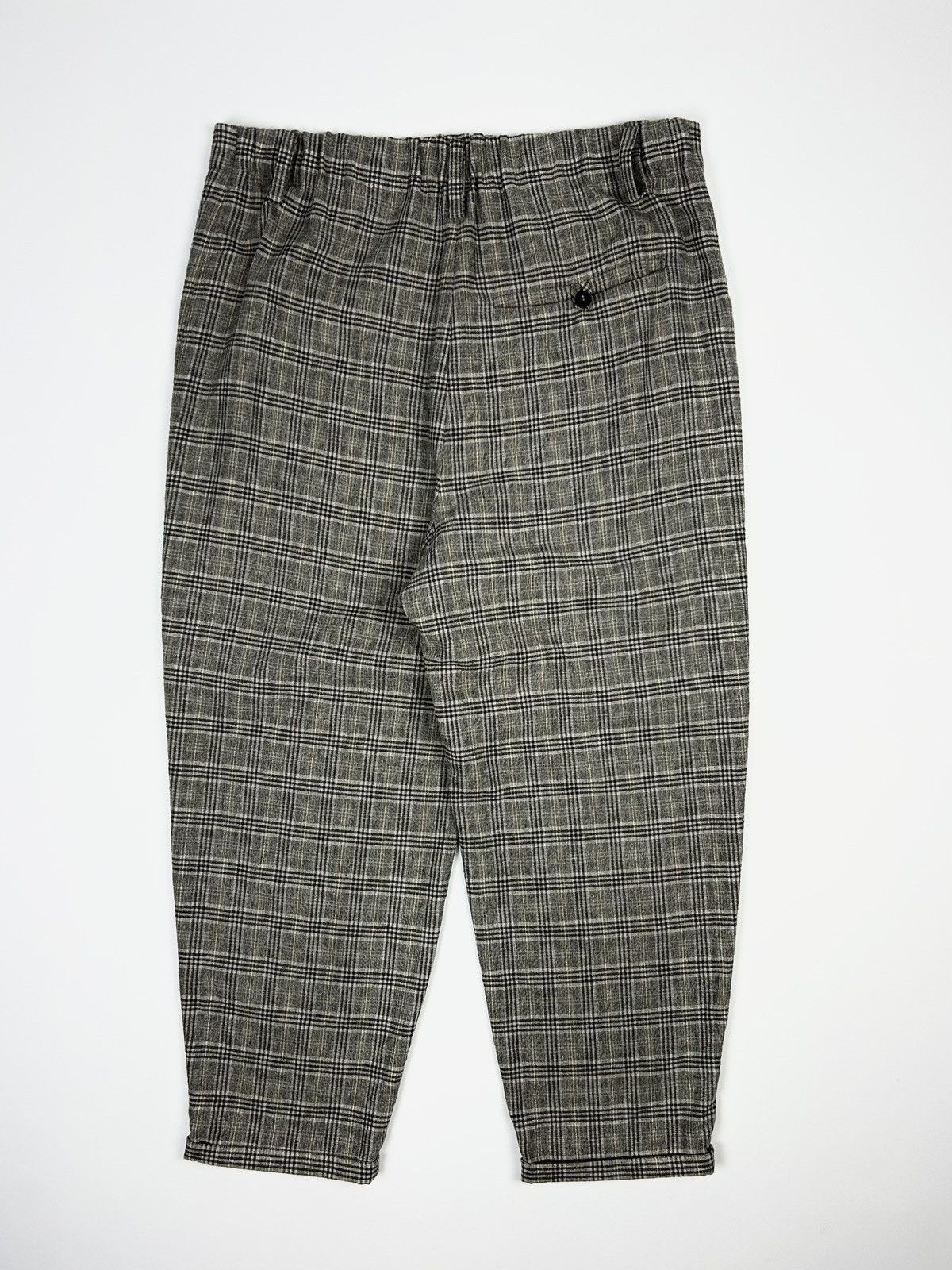 Annette Gortz × Designer × Vintage designer Annette Gortz check Trousers wool pants Size 28" / US 6 / IT 42 - 3 Thumbnail