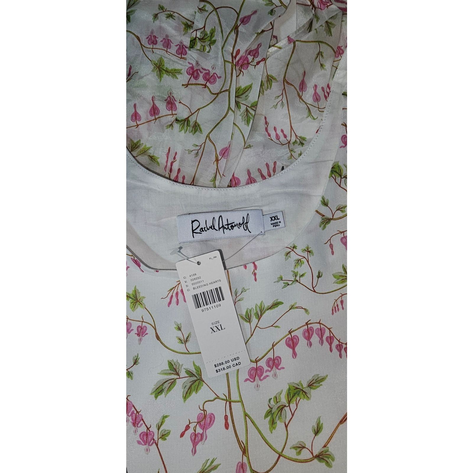 Anthropologie × Rachel Antonoff New Eliana Sleeveless Babydoll Mini Dress $288 XXL Size XXL / US 16-18 / IT 52-54 - 10 Thumbnail