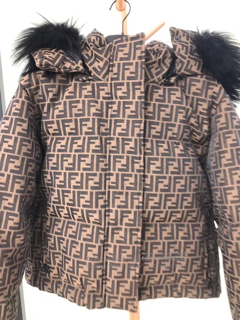 Fendi Fendi All-Print Down Jacket Size S / US 4 / IT 40 - 5 Thumbnail