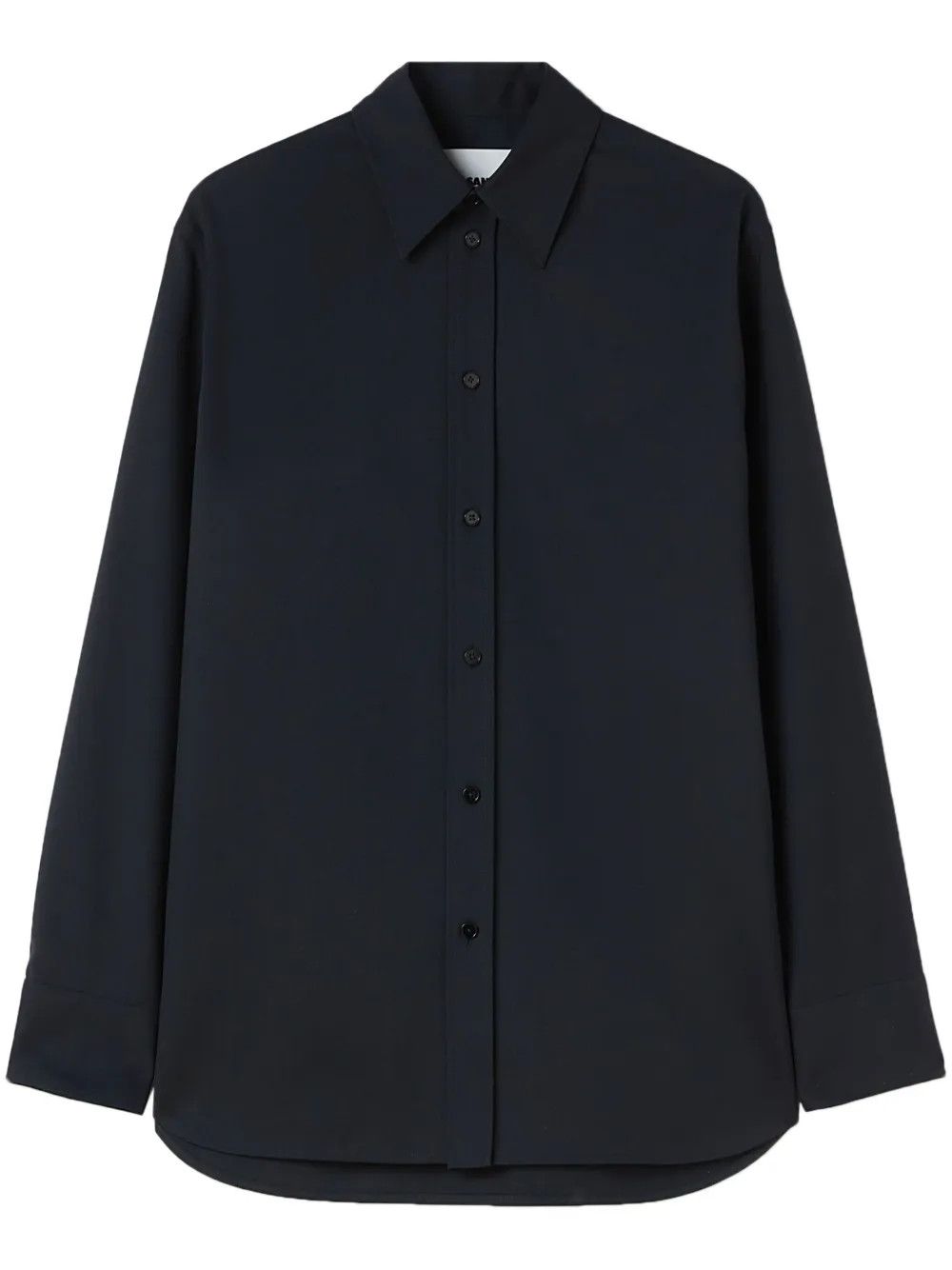 Jil Sander o1mt1gz0625 Button Shirt in Black Size US L / EU 52-54 / 3 - 3 Thumbnail