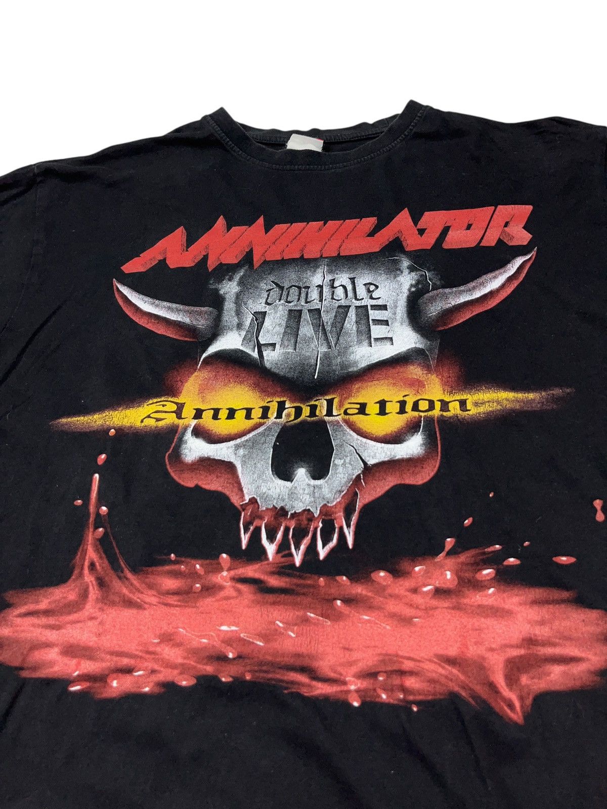 Band Tees × Vintage Vintage Annihilator 2003 Double Live Annihilation T-shirt Size US XL / EU 56 / 4 - 4 Thumbnail