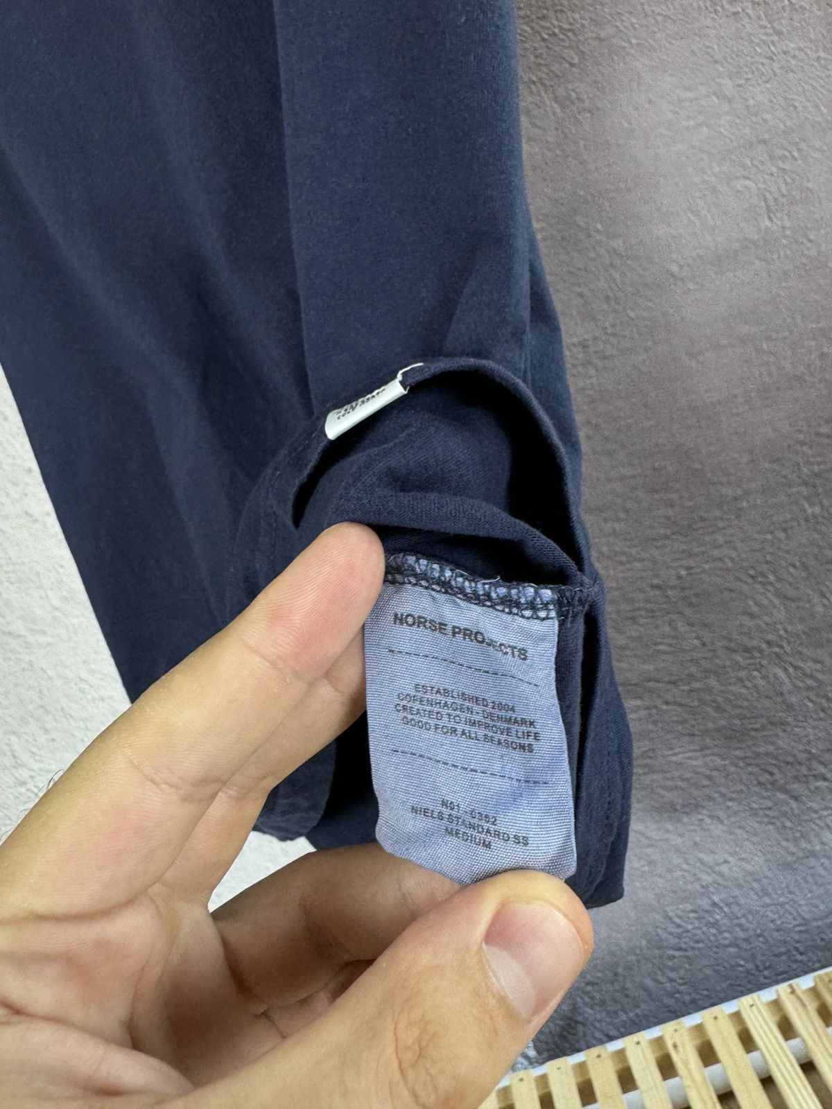 Norse Projects Norse Projects blue navy Niels standard ss tee shirt Size US M / EU 48-50 / 2 - 8 Thumbnail