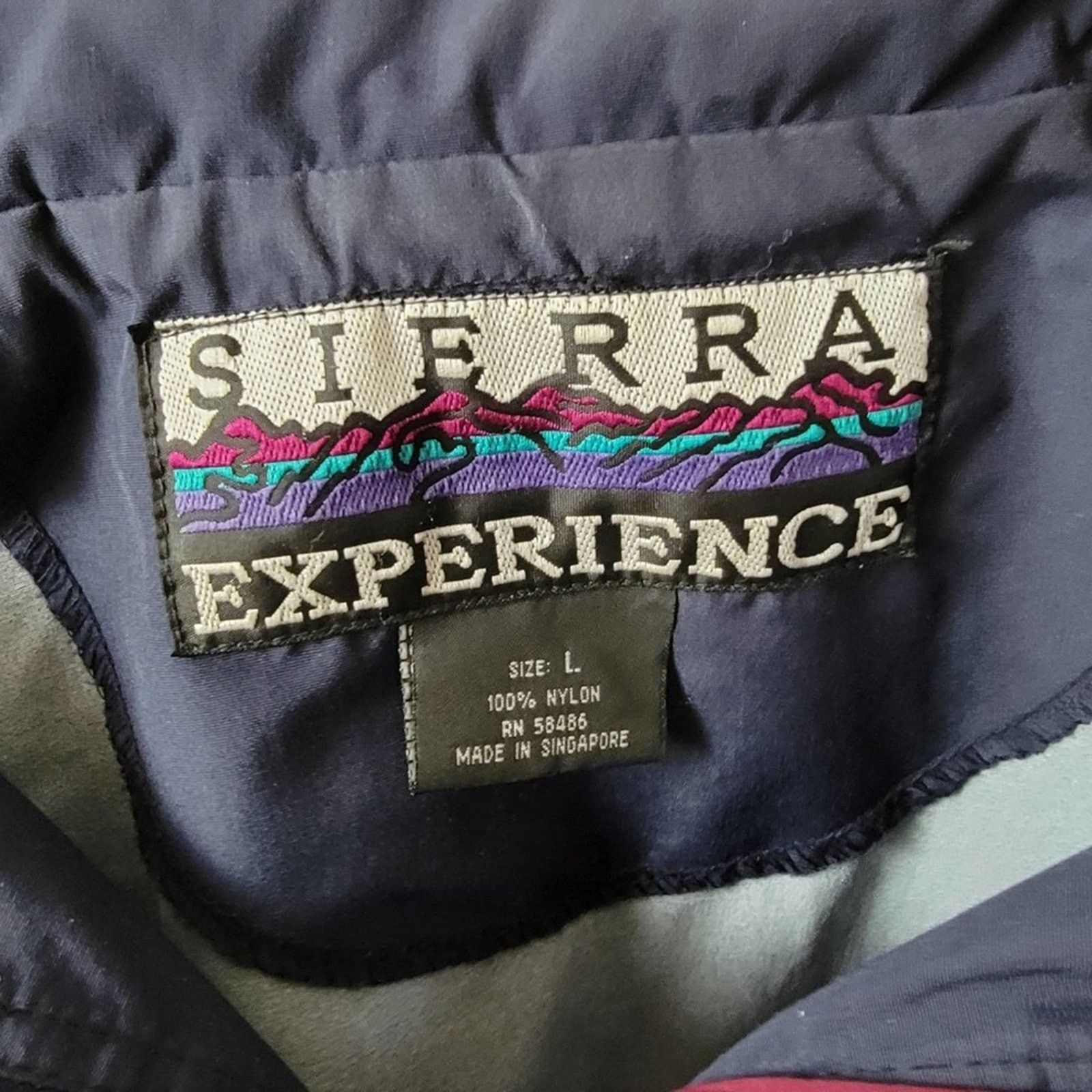 Vintage Vintage 90s Sierra Experience Rain Jacket - L Size US L / EU 52-54 / 3 - 4 Thumbnail
