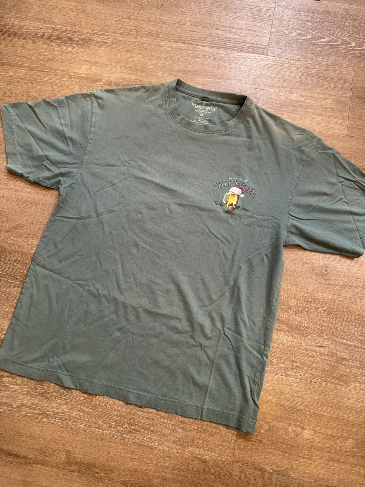 Paradise × Tommy Bahama × Vintage ‘Tis The Season (For Beers!) Hawaiian Xmas Party Vintage Tee Size US L / EU 52-54 / 3 - 14 Thumbnail