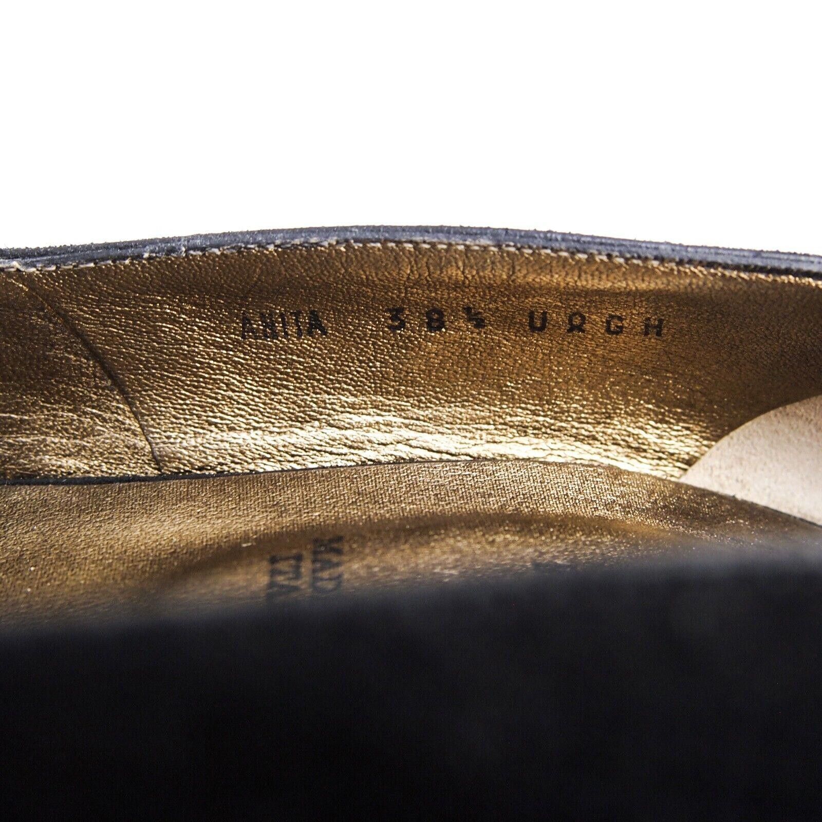 Bally Bally Anita Peep Toe Heels Black Suede Womens US 8 EU 38.5 Size US 8 / IT 38 - 8 Thumbnail