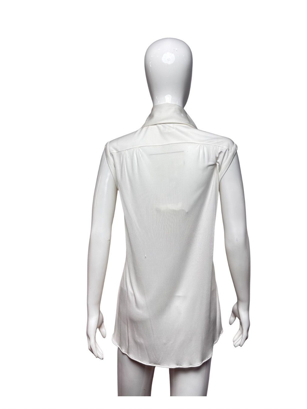 Chanel Chanel Sleeveless Viscose Blouse Size S / US 4 / IT 40 - 3 Thumbnail