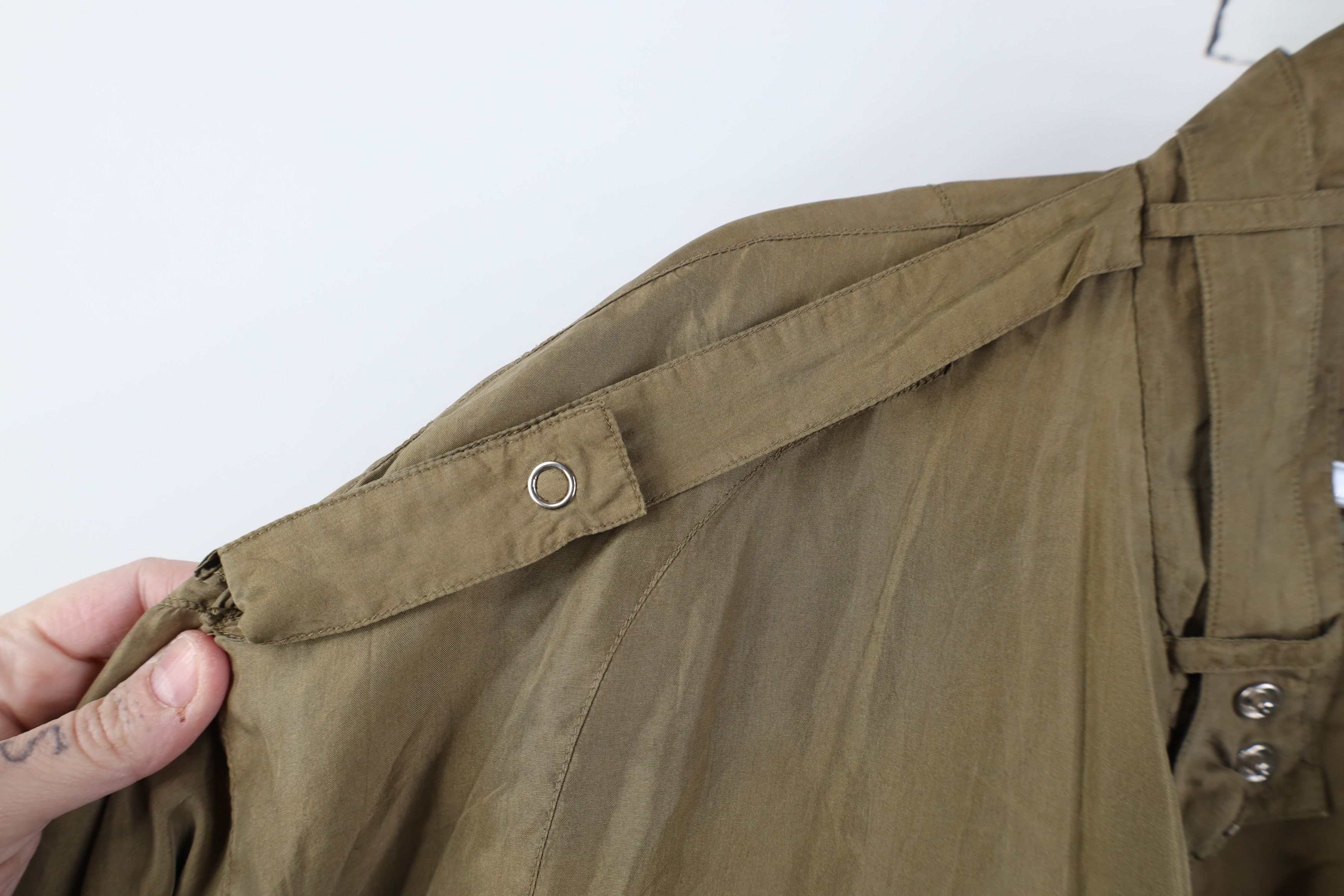 Vintage Vintage 90s Streetwear Silk Cafe Racer Bomber Jacket Green Size US L / EU 52-54 / 3 - 4 Thumbnail