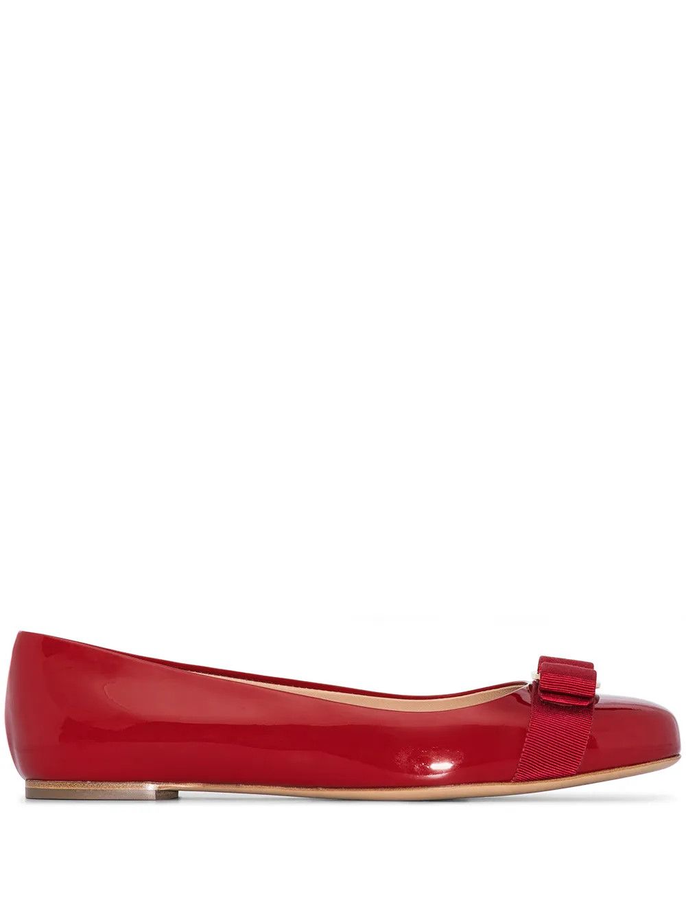 Salvatore Ferragamo o1y0426 Ballet Flats in Red Size US 5 / IT 35 - 1 Thumbnail