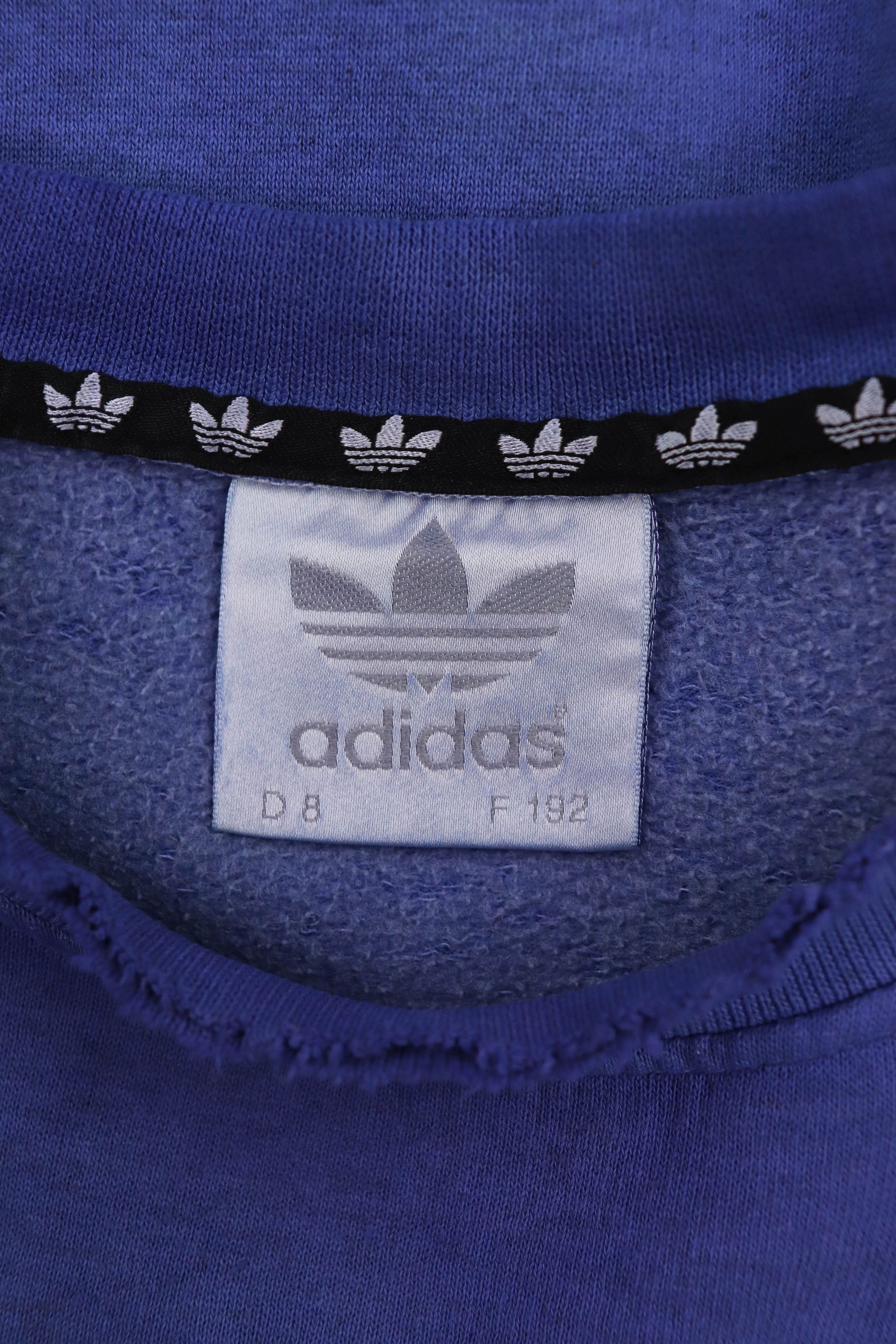 Adidas 90s Vintage Adidas Overdyed Distressed Sun Faded Sweatshirt Size US L / EU 52-54 / 3 - 16 Thumbnail