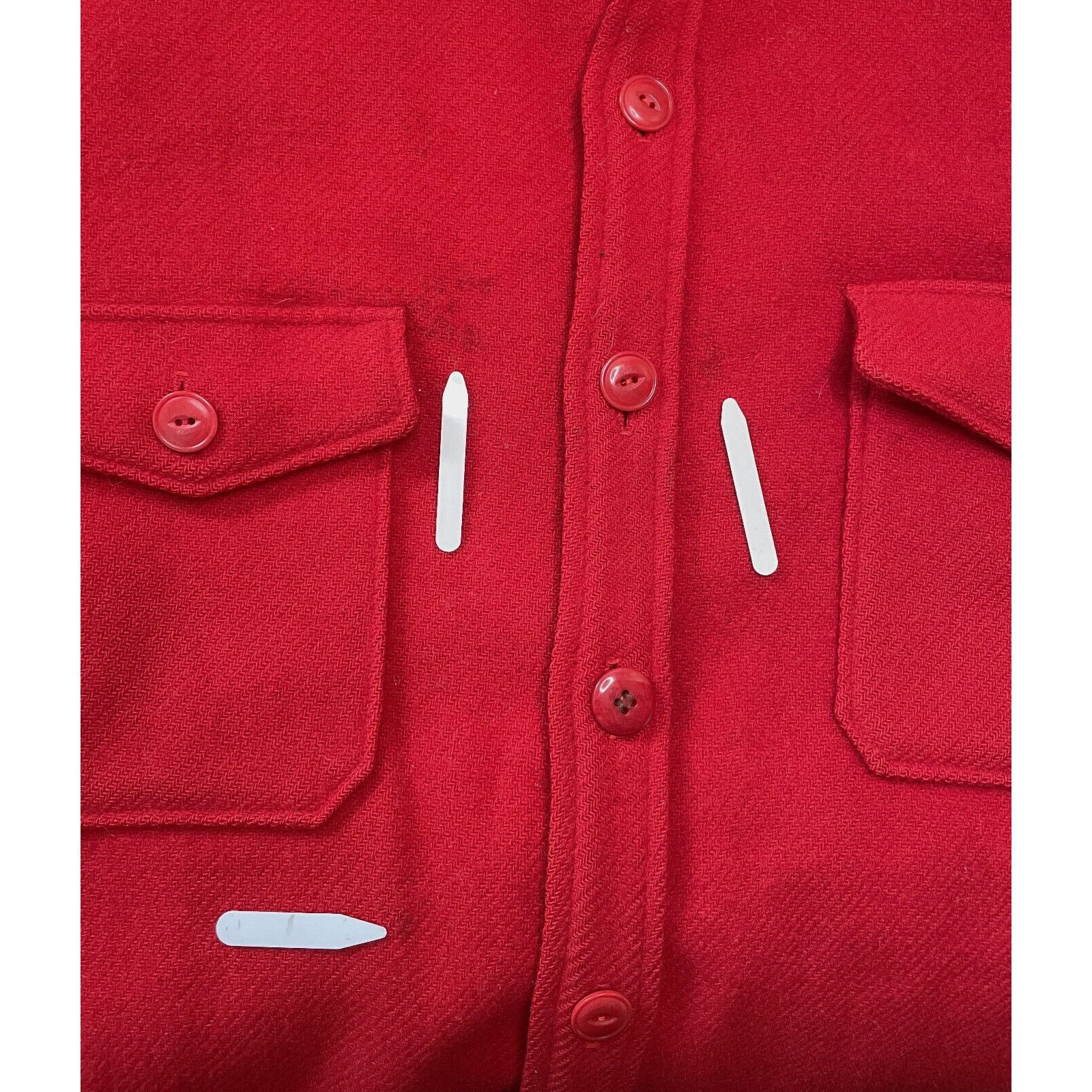 Ralph Lauren Ralph Lauren Country Red Wool Button Front Shirt Jacket 14 Size XL / US 12-14 / IT 48-50 - 12 Thumbnail