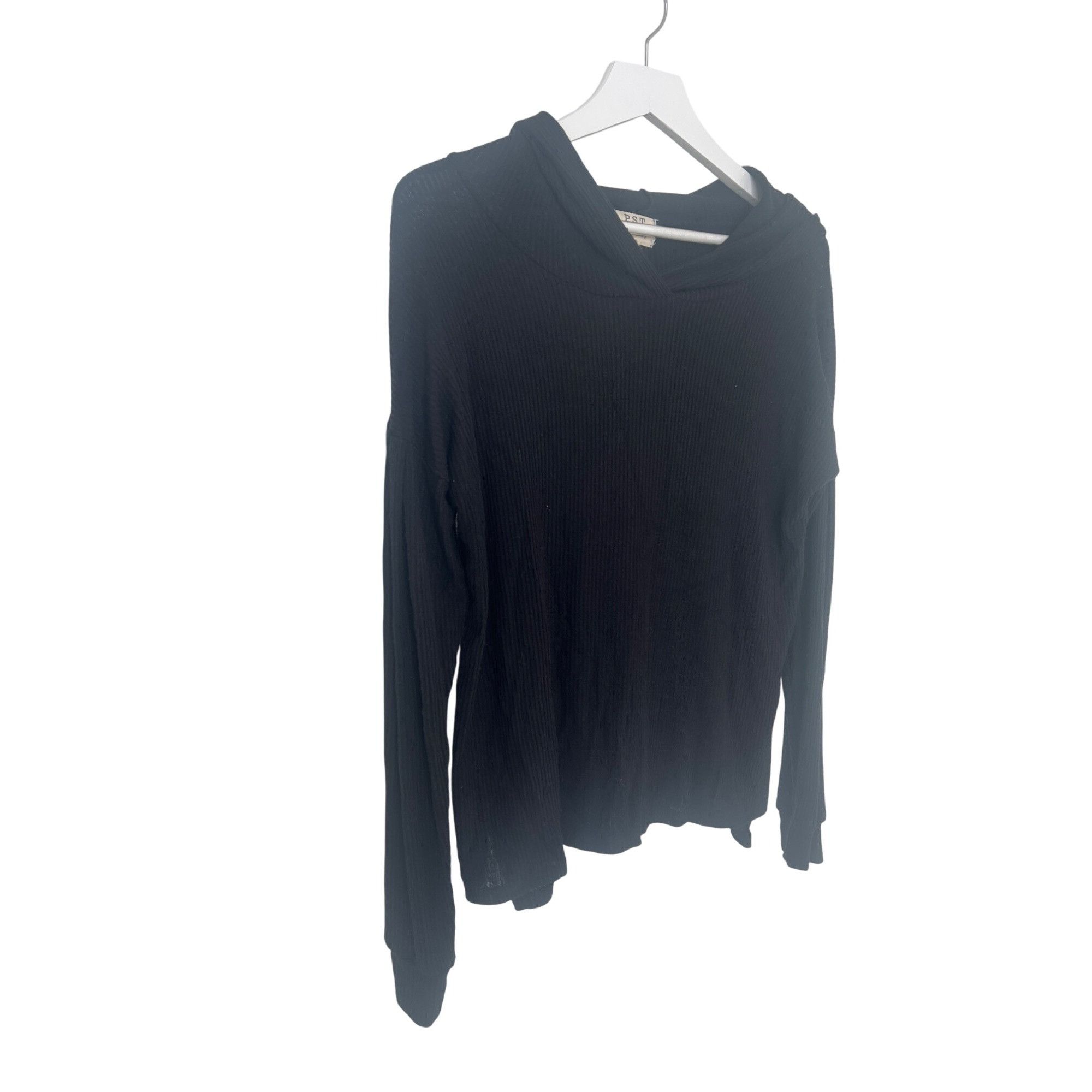 Other PST Los Angeles By Project Social Wren Black Ribbed Hoodie Size S / US 4 / IT 40 - 3 Thumbnail