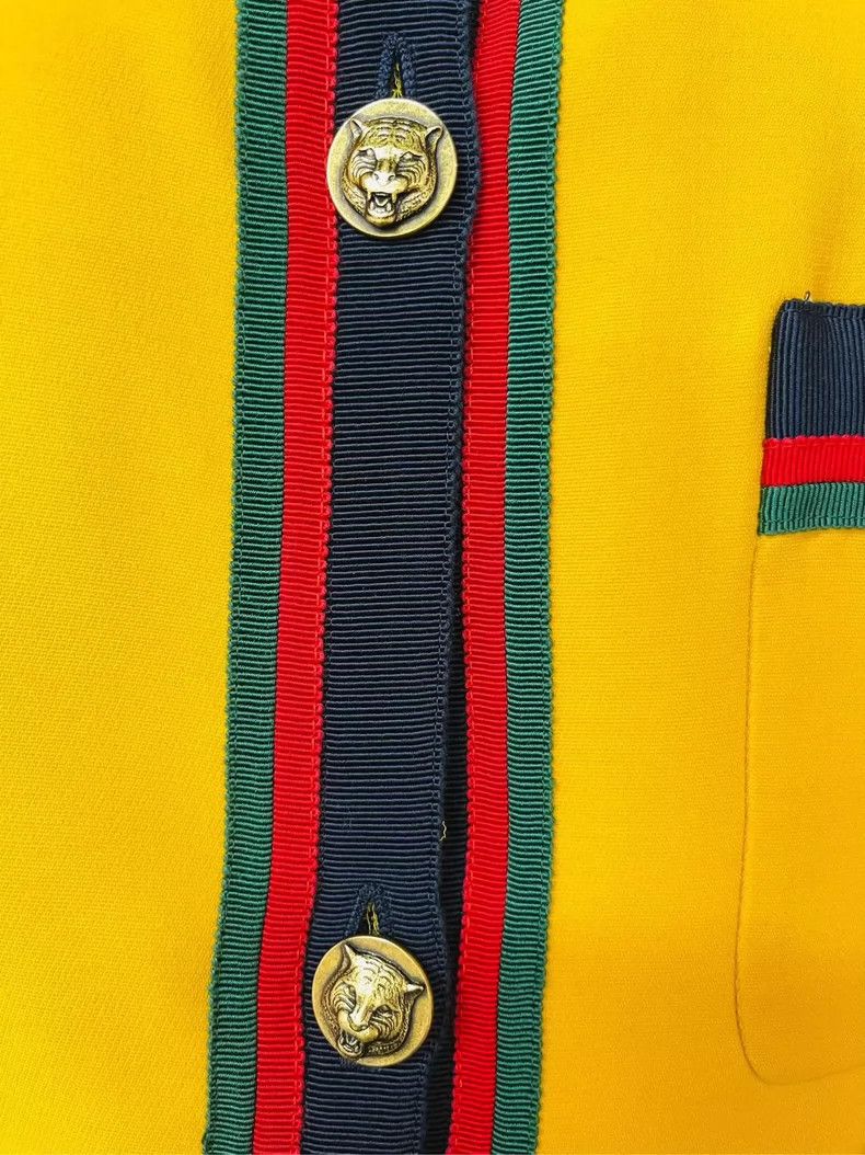 Gucci Gucci 19 beautiful yellow medium-length suit 2504-Nextarrow Size M / US 6-8 / IT 42-44 - 4 Thumbnail
