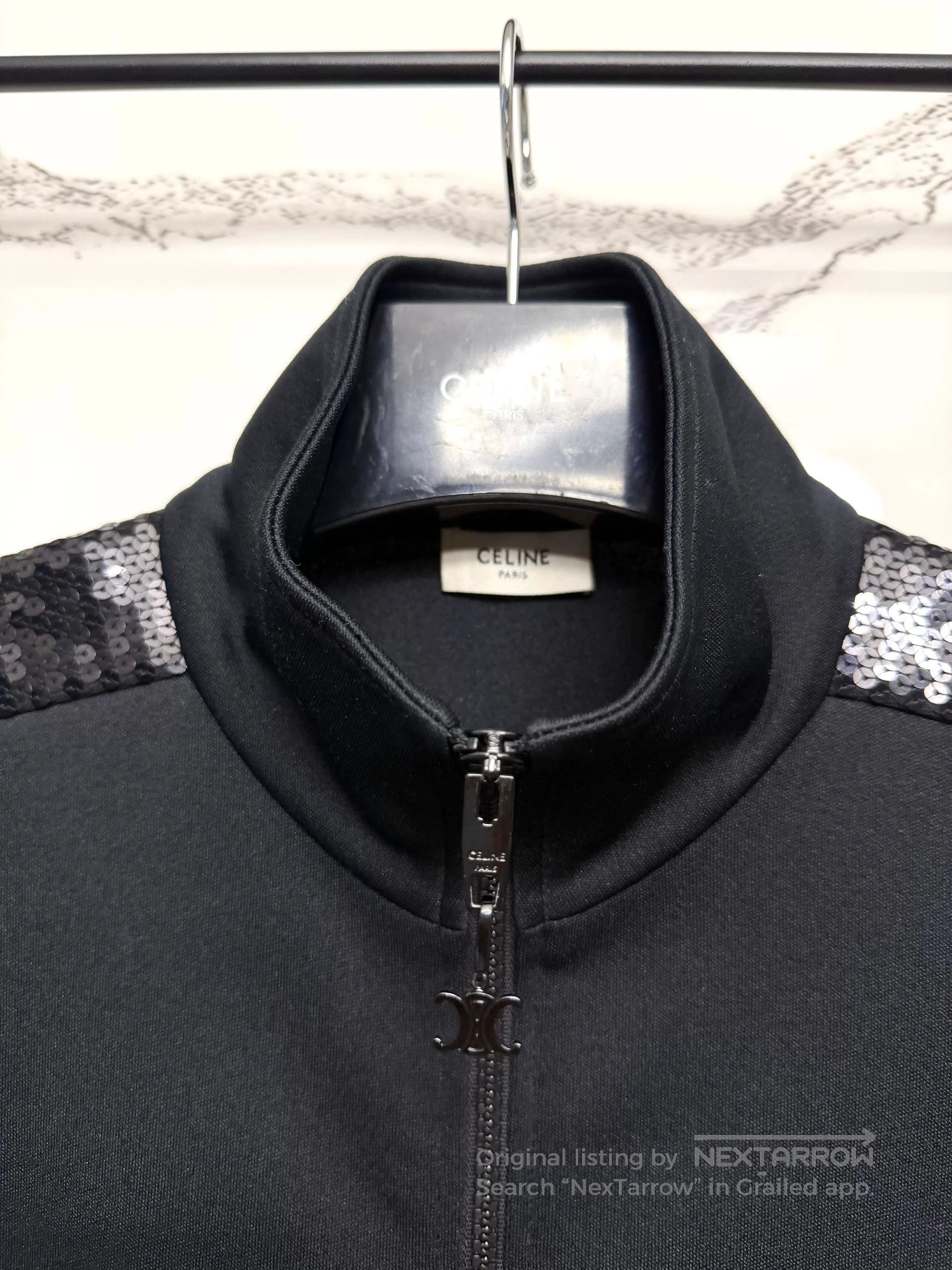 Celine celine black scaled jacket with luxurious details. Size US S / EU 44-46 / 1 - 3 Thumbnail