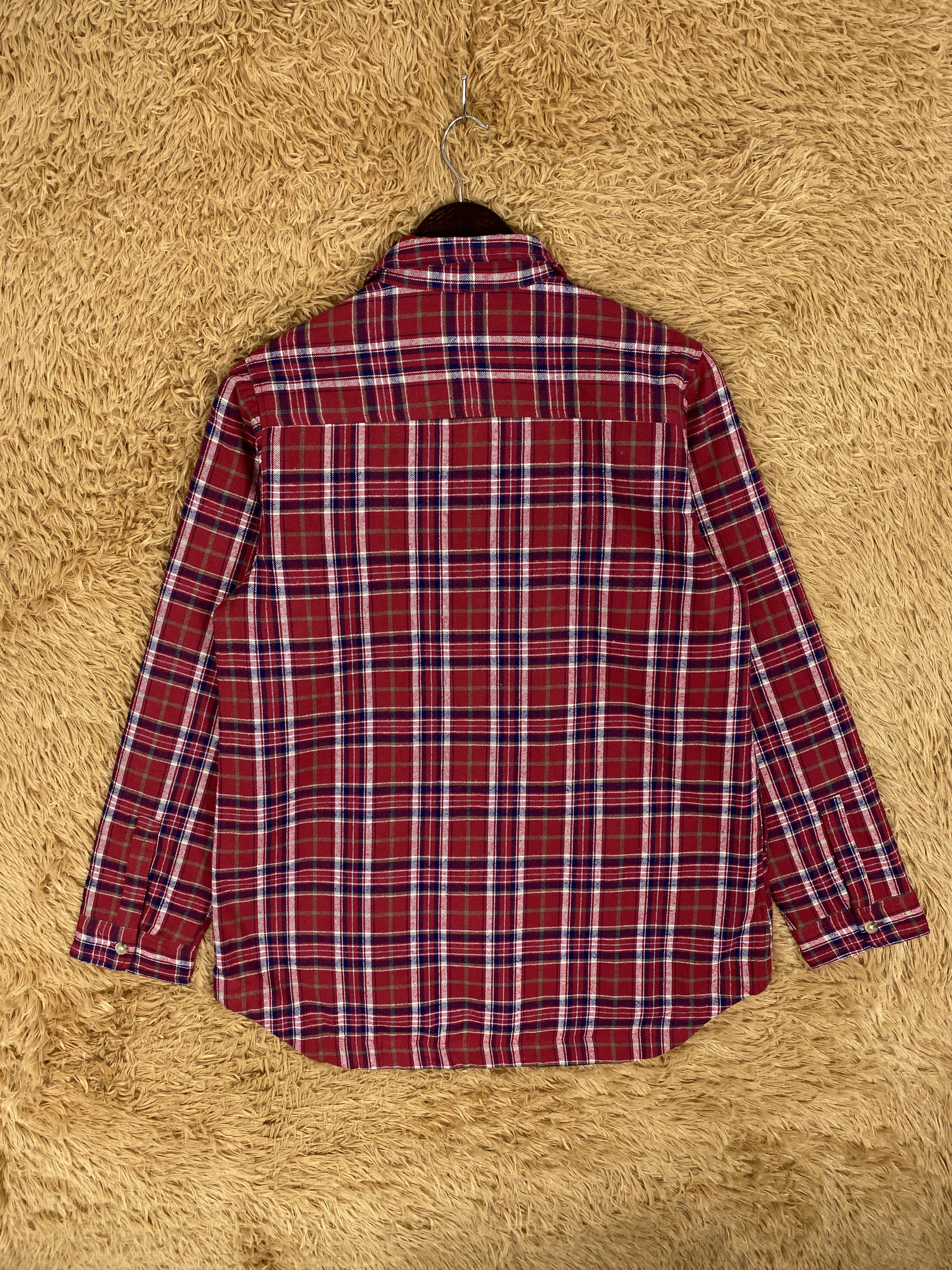 Japanese Brand Vintage East Boy Flannel Quilted Lining Jacket Size US S / EU 44-46 / 1 - 6 Thumbnail