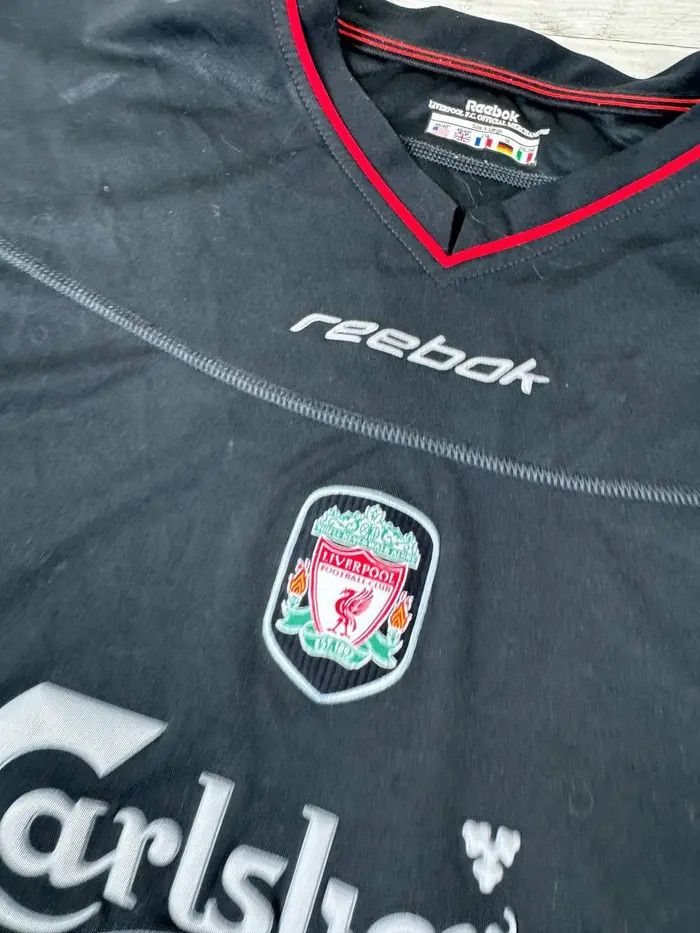 Reebok Vintage Reebok Liverpool 2002 2004 Away Shirt Soccer Jersey Size US XL / EU 56 / 4 - 5 Thumbnail