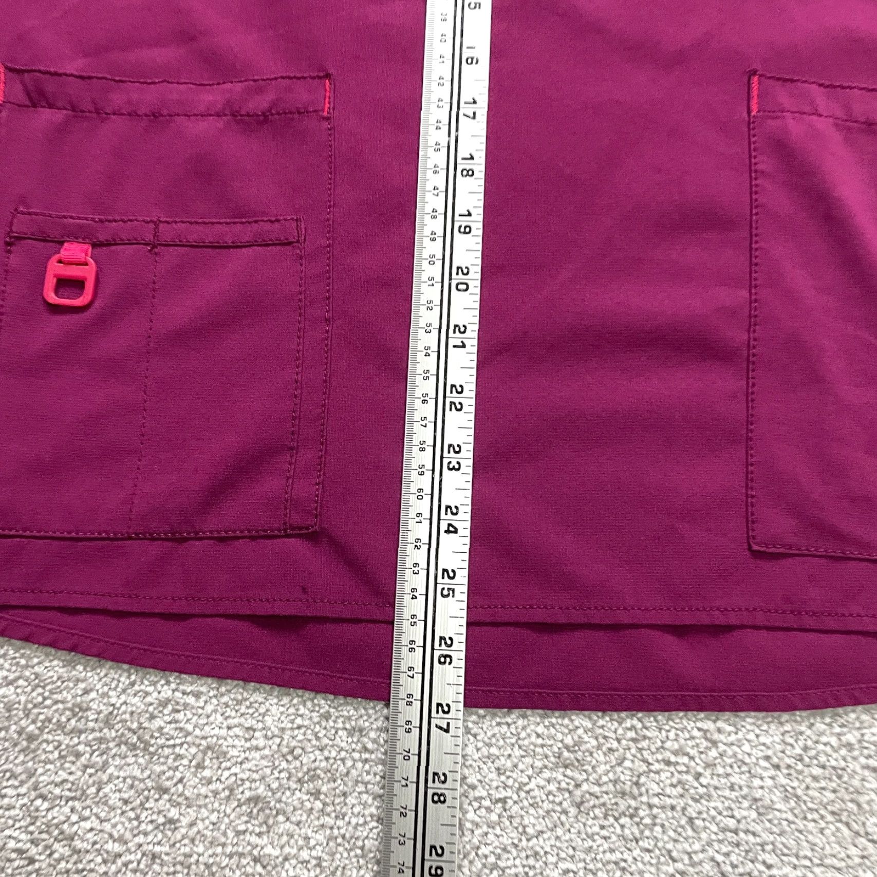 Carhartt Carhartt Force Top Scrubs Unisex Adult Large Purple V-Neck Medical Uniform Work Shirt Size US L / EU 52-54 / 3 - 7 Thumbnail