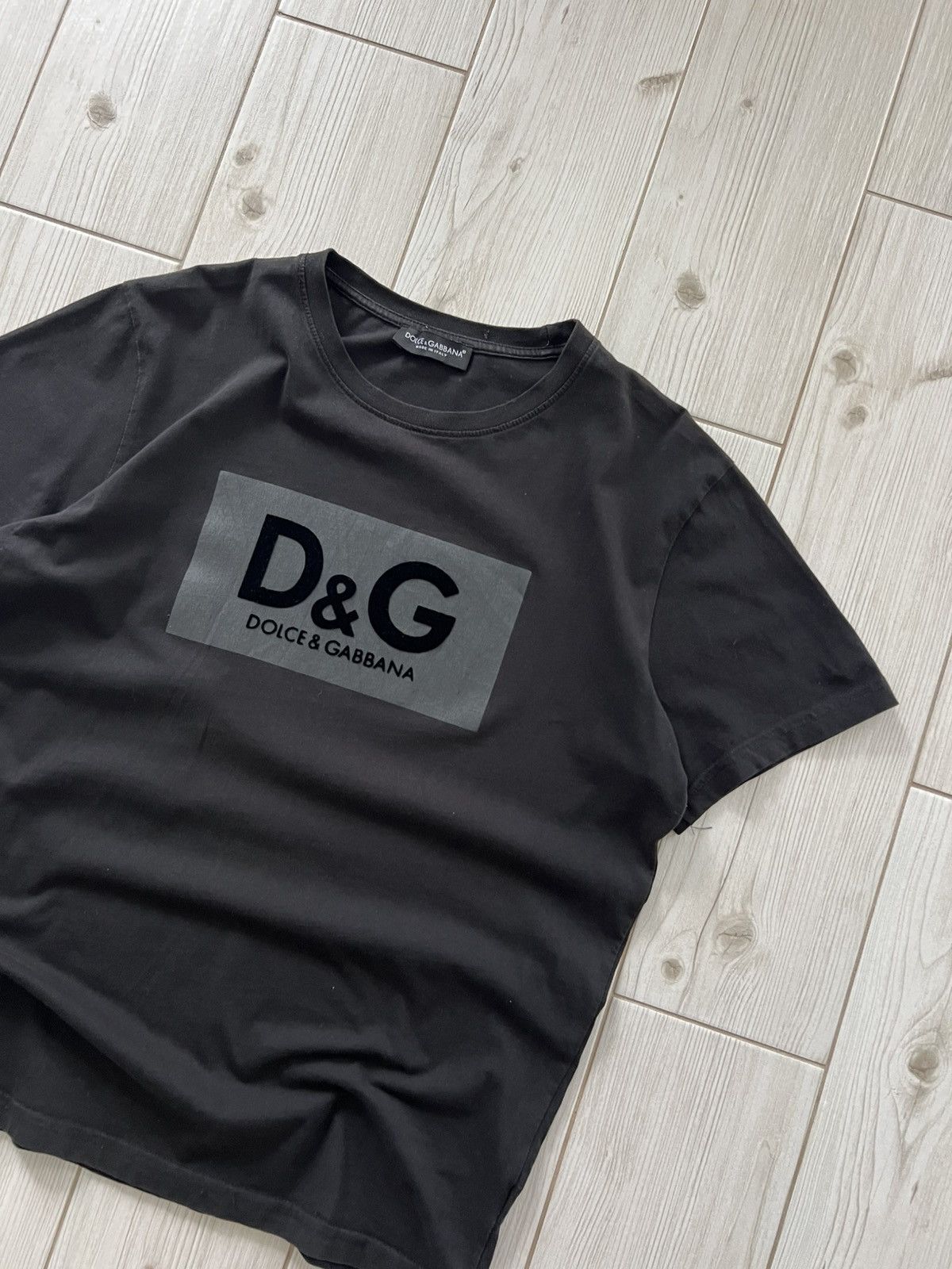 Dolce & Gabbana Dolce & Gabbana Logo Print T-Shirt Luxury Black Size US L / EU 52-54 / 3 - 7 Thumbnail