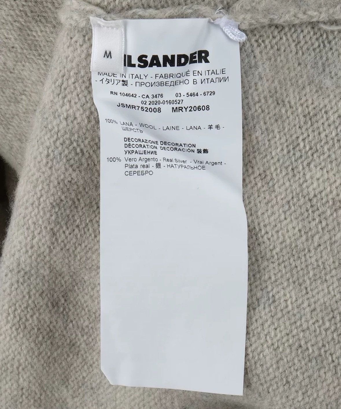 Jil Sander JIL SANDER AW20 fashion show layered collar wool top shirt Size US M / EU 48-50 / 2 - 5 Thumbnail