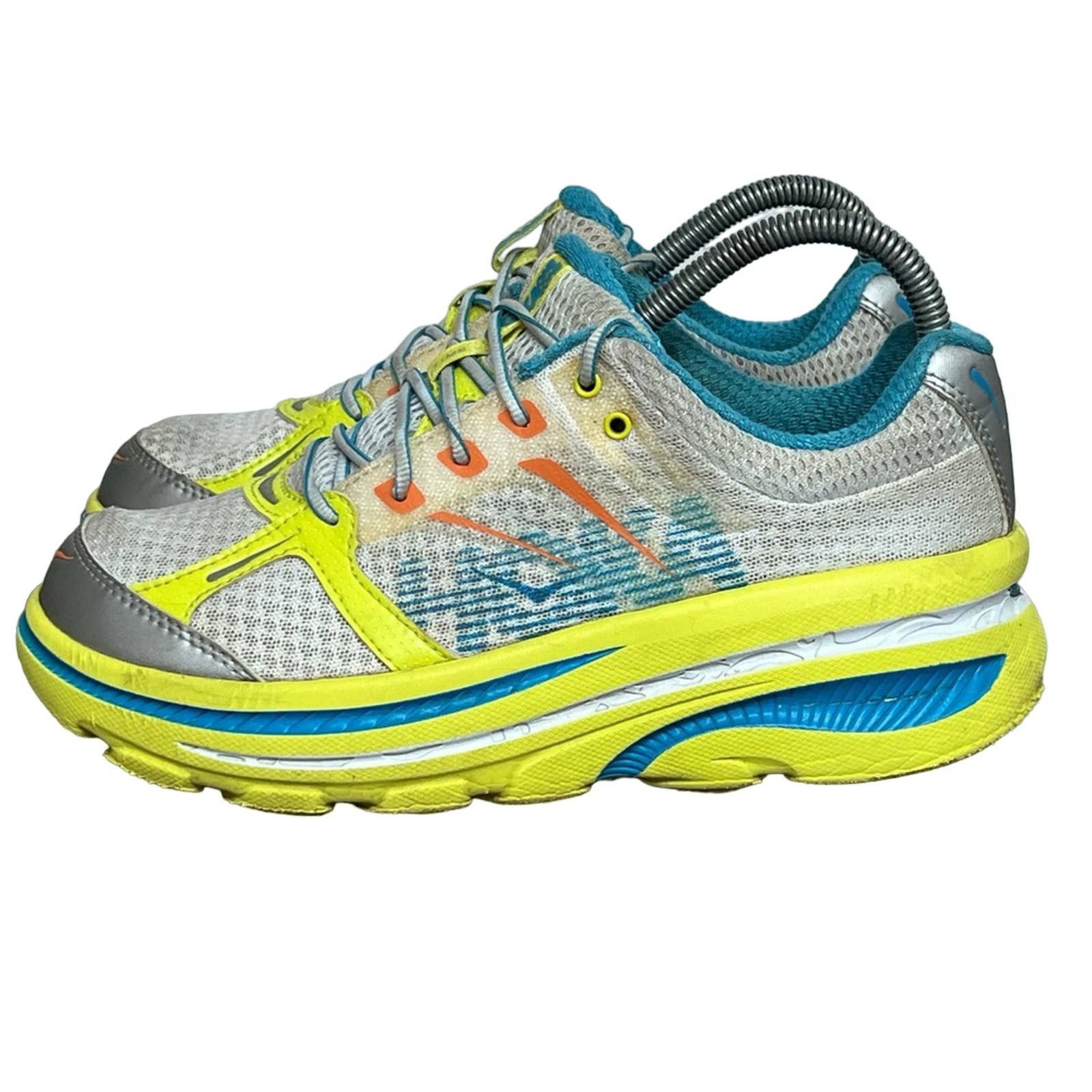 Hoka One One HOKA ONE BONDI B MAXIMALIST WHITE YELLOW LIMITED EDITION ...