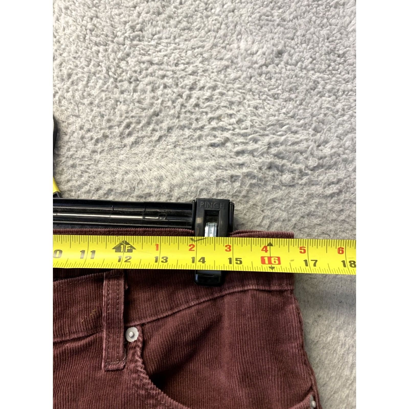 Levi's VINTAGE Levi’s 511 Corduroy Pants Straight 33x32 Light Maroon Men’s Regular Pant Size US 33 - 7 Thumbnail