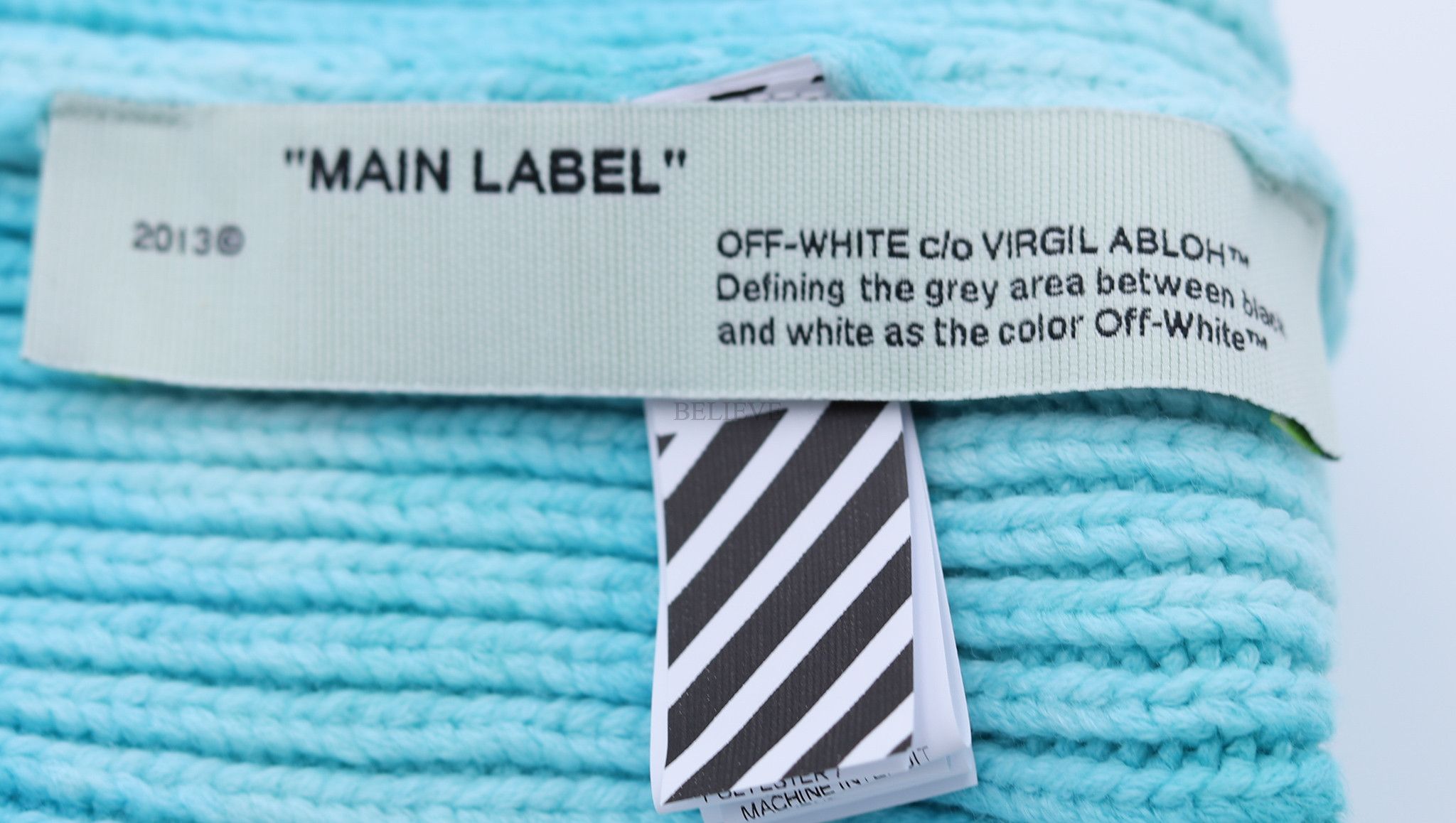 Off-White OFF-WHITE BALACLAVA LIGHT BLUE NEW 544 Size ONE SIZE - 6 Thumbnail