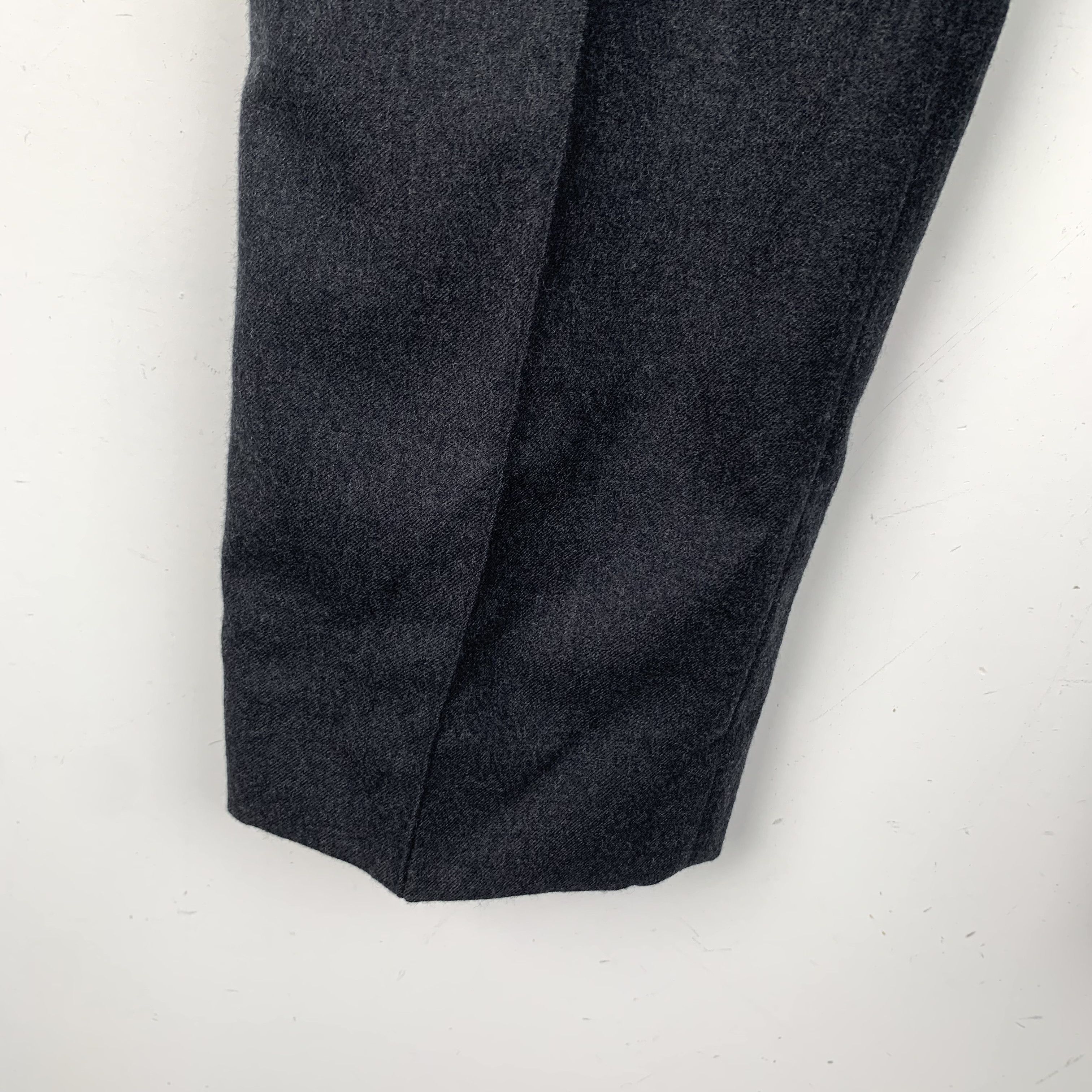 Louis Vuitton Louis Vuitton Black-Grey Wool Trousers (Size XXS) Size 34" / US 12 / IT 48 - 5 Thumbnail