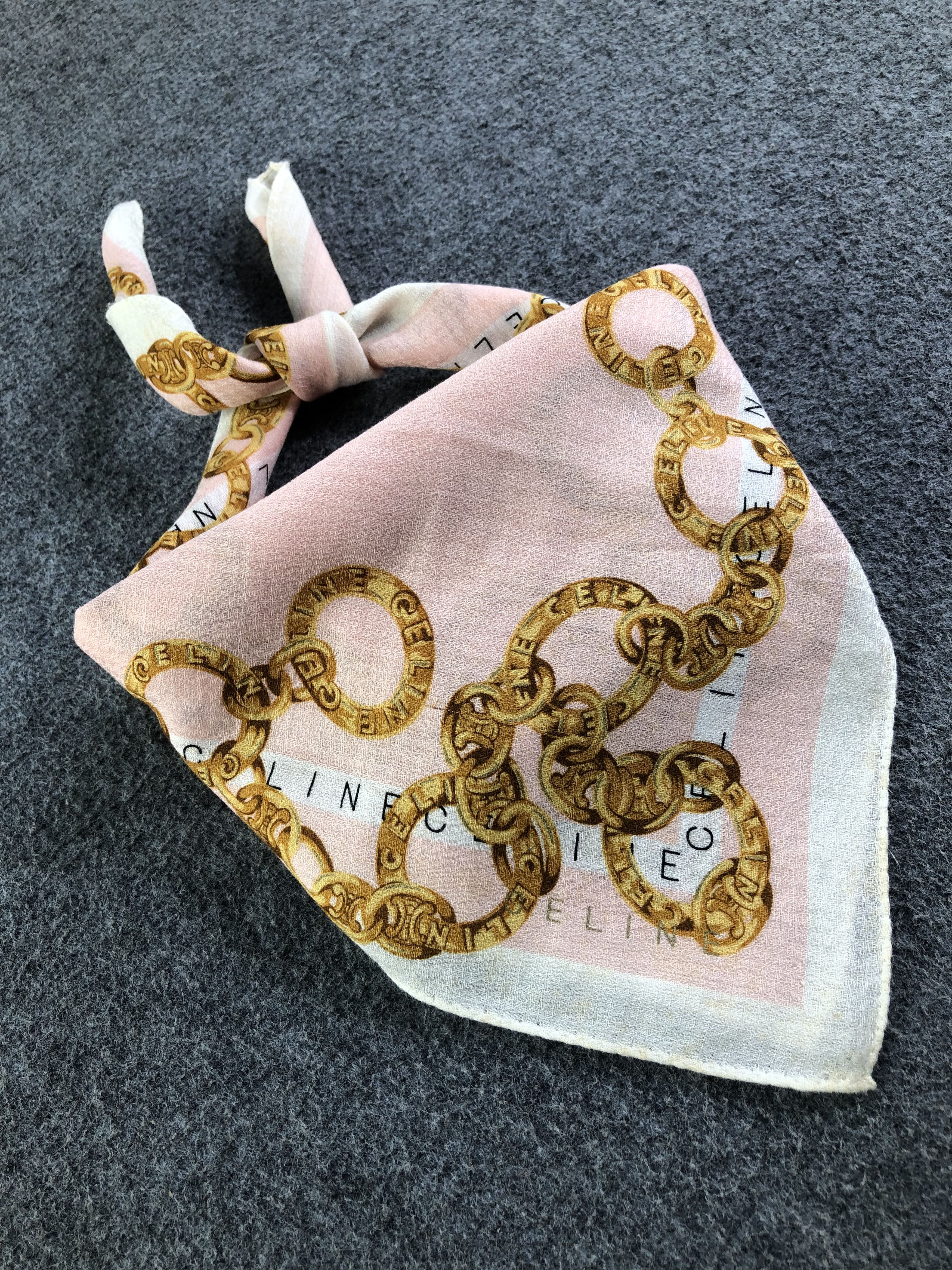 Celine Celine Handkerchief / Bandana / Neckerchief / Headscarf Size ONE SIZE - 2 Thumbnail