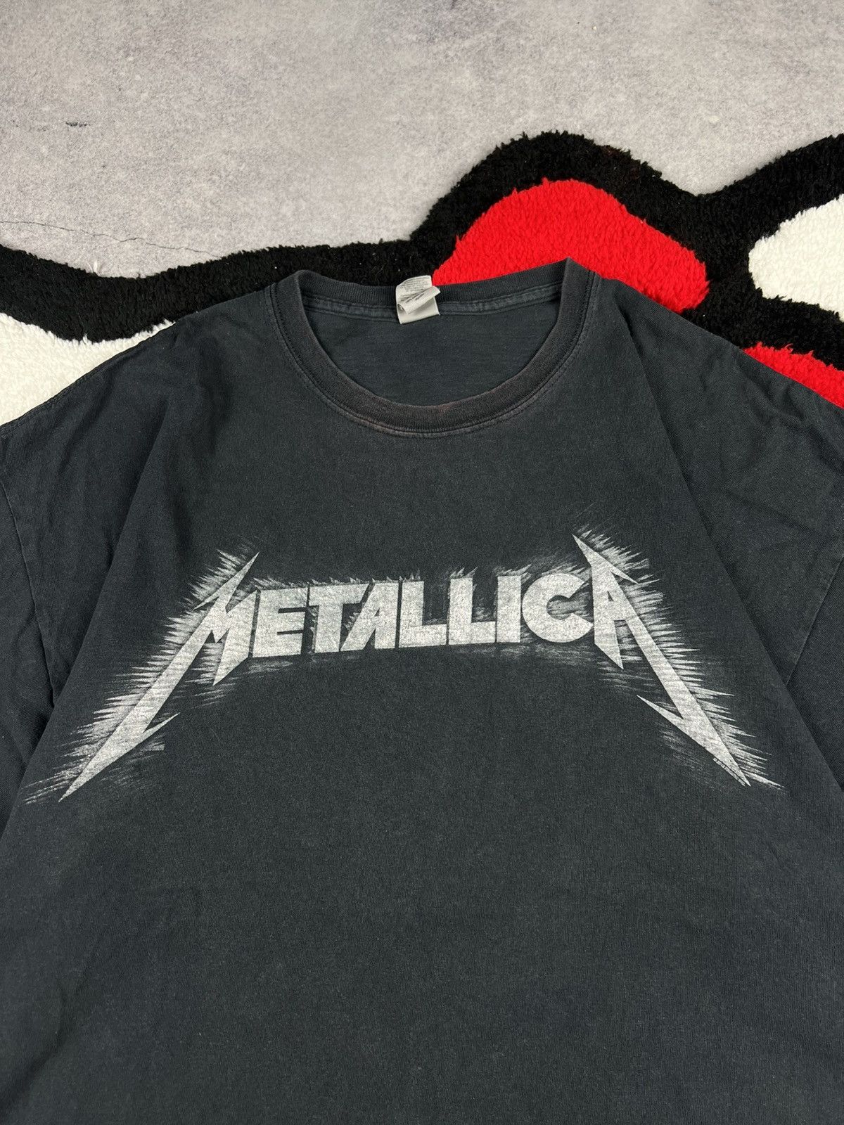 Metallica Faded Metallica Band Rock Oversized Gothic Y2K Tee Shirt Size US XXL / EU 58 / 5 - 4 Thumbnail