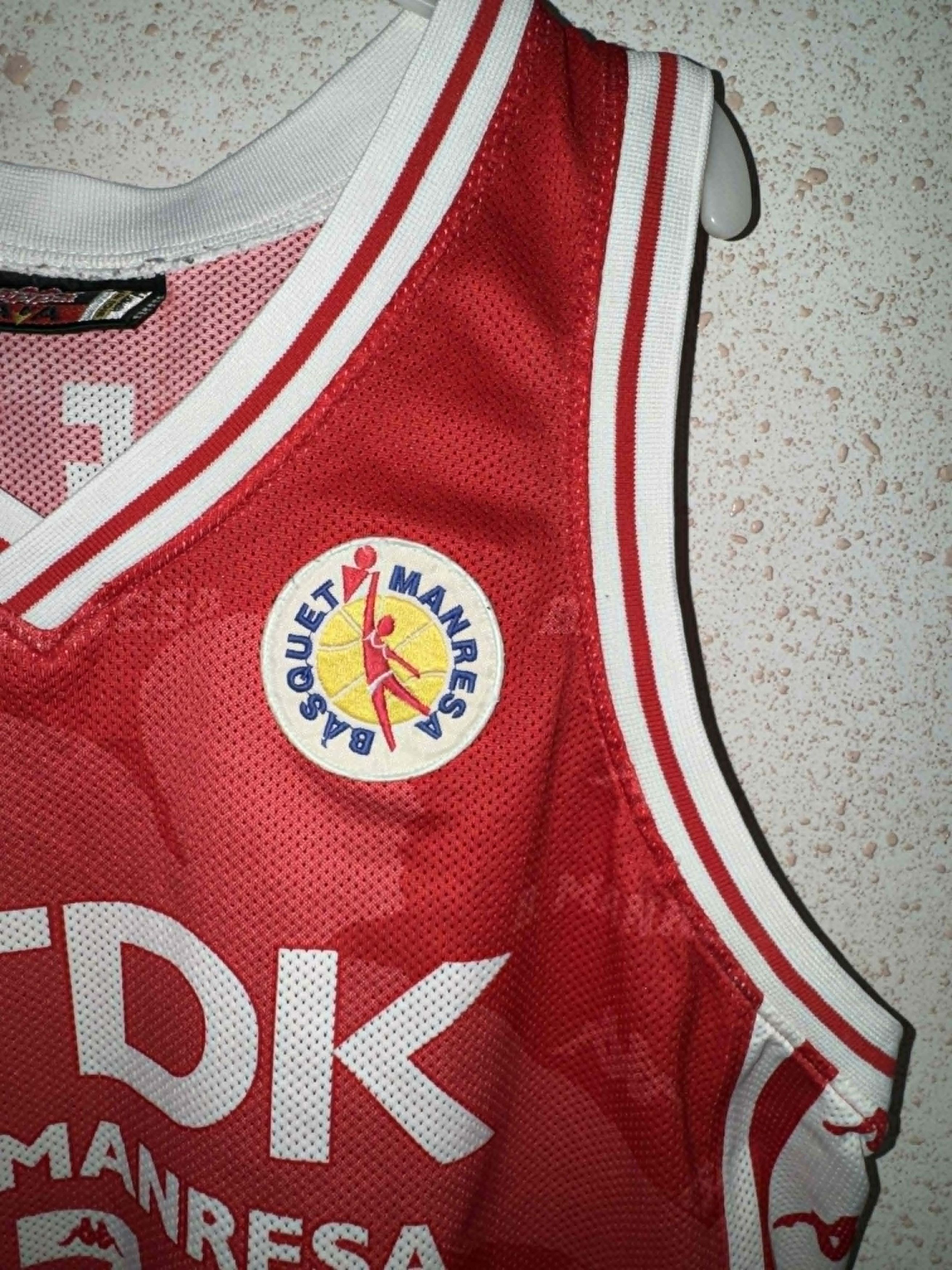 Kappa Baxi Manresa 1997/99 Vintage Basketball Kappa Jersey Creus Size US XL / EU 56 / 4 - 3 Thumbnail