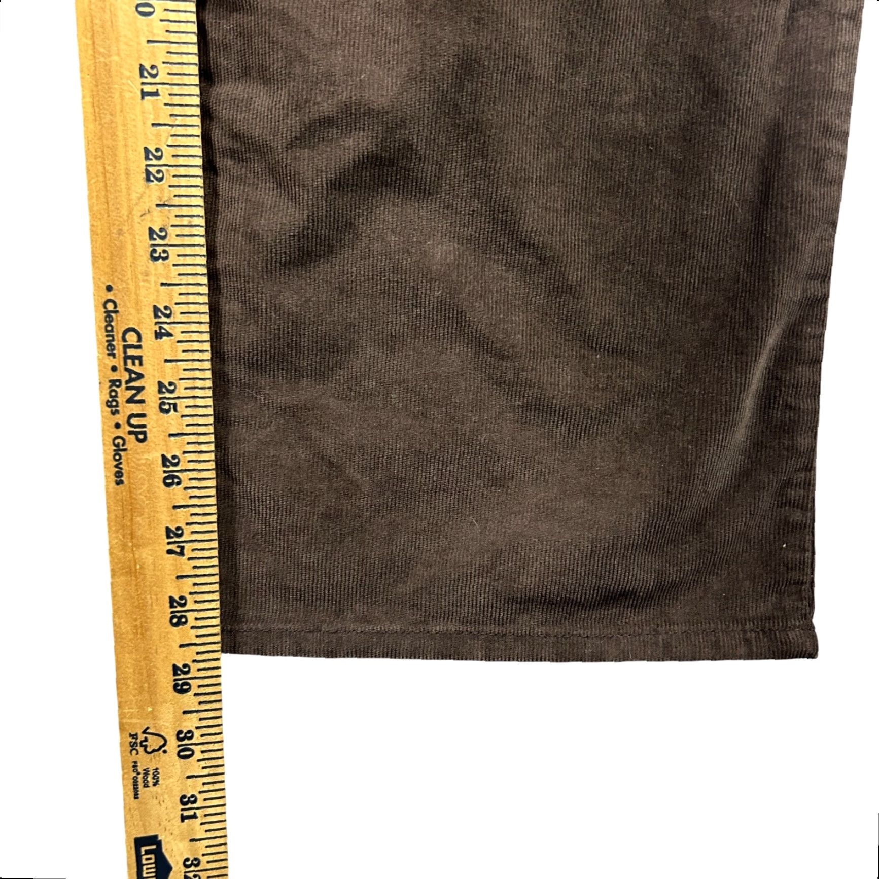 Eddie Bauer Eddie Bauer Pants Womens 8 Brown Corduroy Bootcut Leg Inseam 28.5 in Petite Regular Through Hip Size 30" / US 8 / IT 44 - 6 Thumbnail