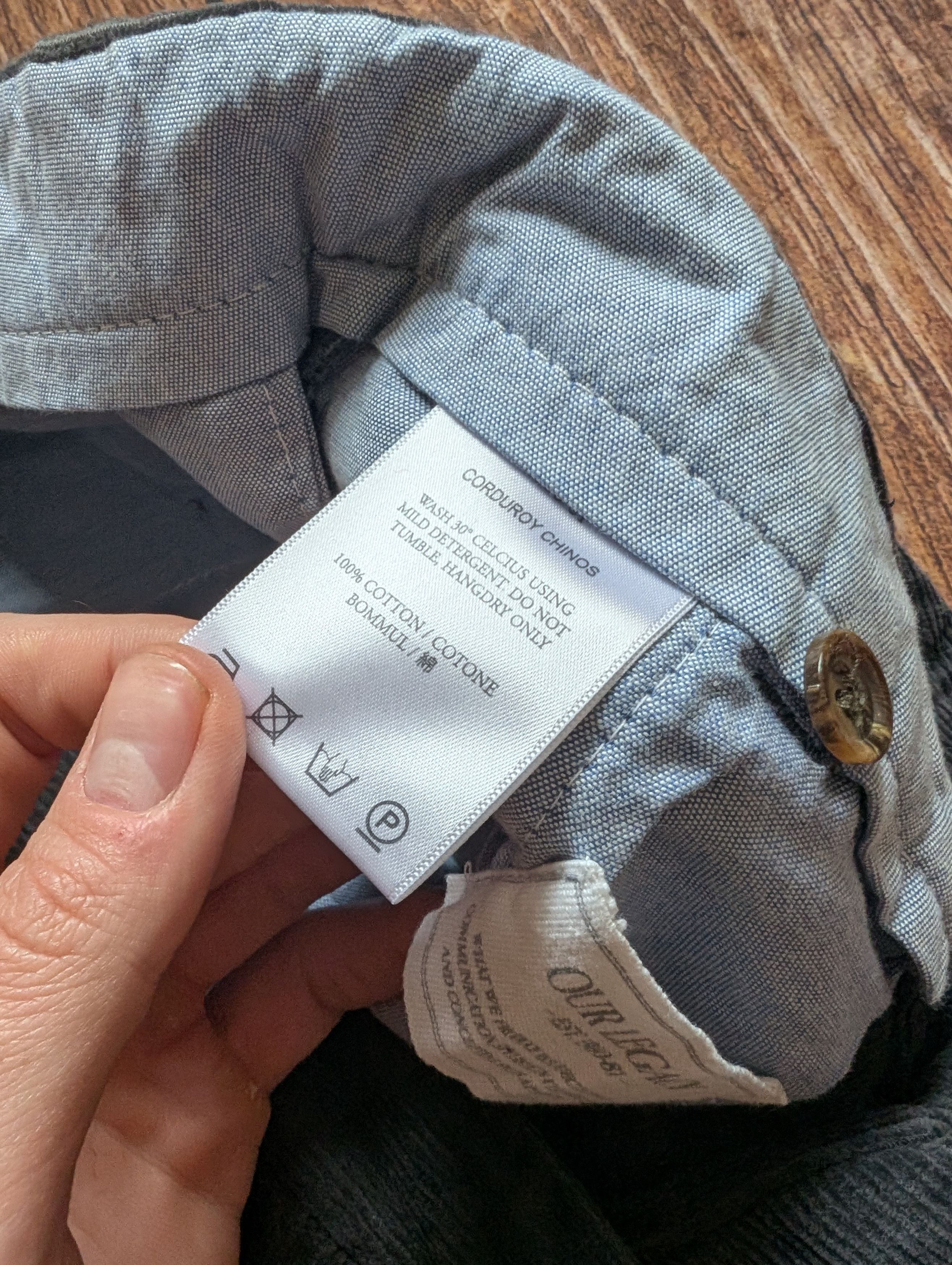 Our Legacy Dark grey Our Legacy corduroy chino pants Size US 30 / EU 46 - 5 Thumbnail