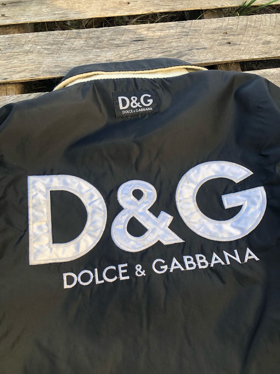 Dolce & Gabbana 1990s vintage Dolce and Gabbana Big Logo reversible jacket Size US L / EU 52-54 / 3 - 6 Thumbnail