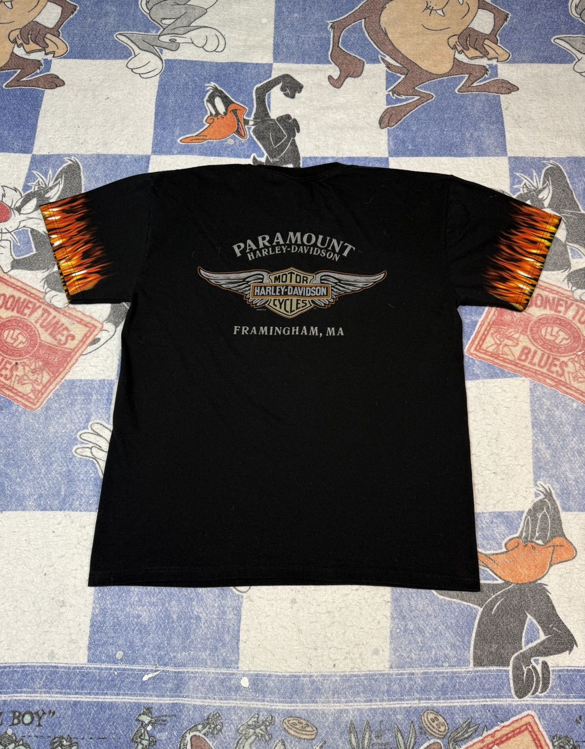 Harley Davidson Harley flames tee Size US XL / EU 56 / 4 - 3 Thumbnail