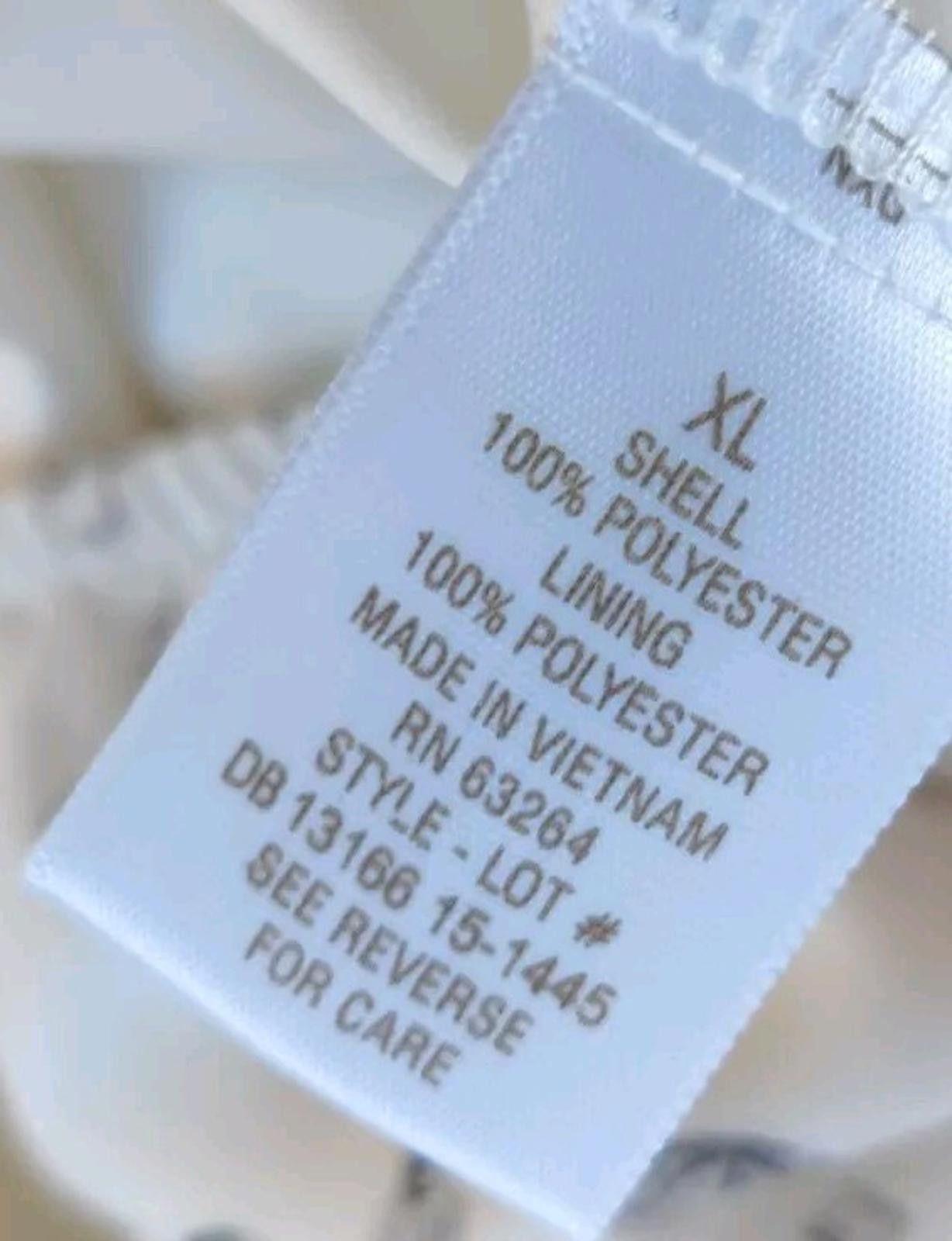Other Roz & Ali Lock & Key Sheer White Top Blouse w/ Built in Cami Size XL / US 12-14 / IT 48-50 - 11 Thumbnail