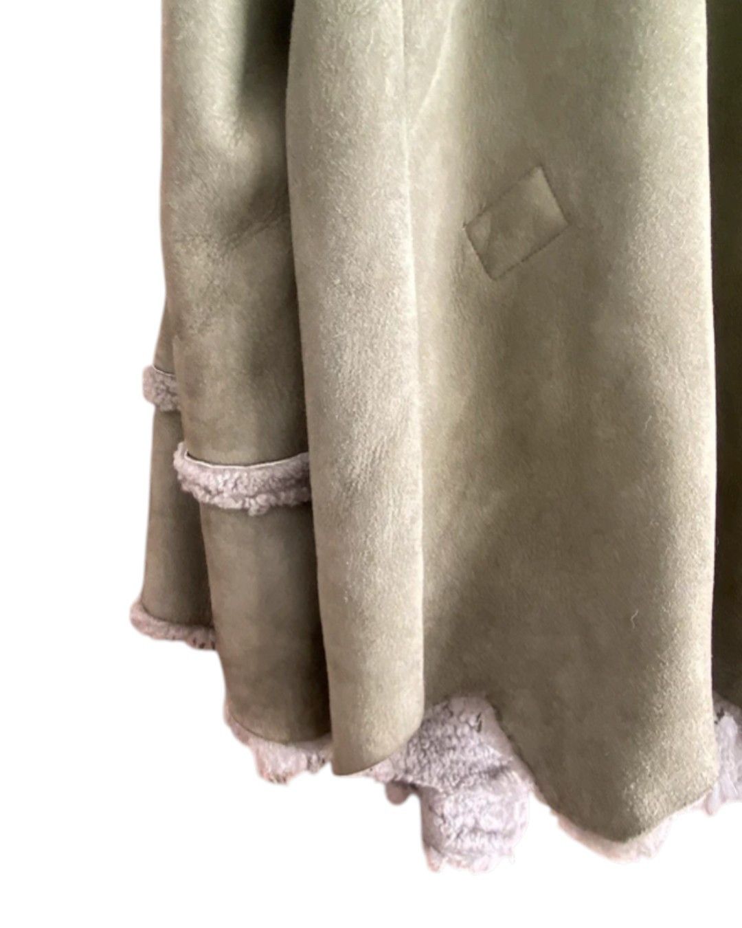 Greg Lauren F/W 2017 ARMY SHEARLING LEATHER COAT Size US M / EU 48-50 / 2 - 3 Thumbnail