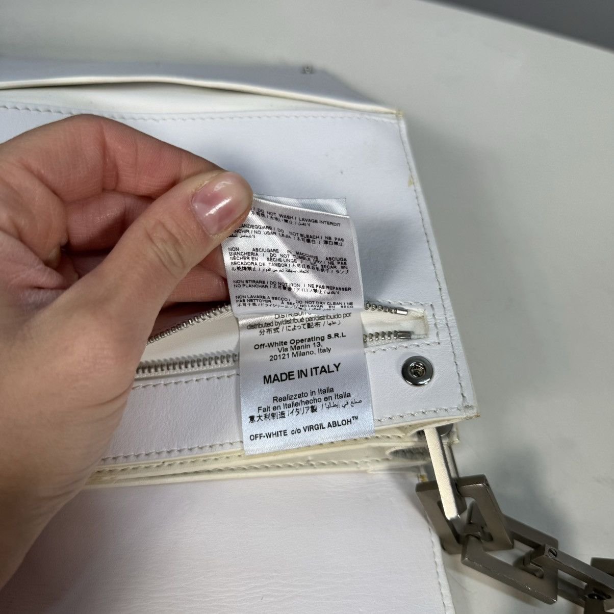 Off-White off-white Virgil Abloh leather bag Size ONE SIZE - 16 Thumbnail