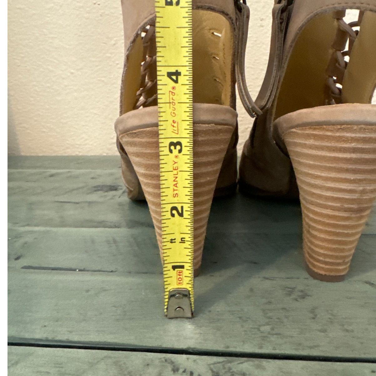 Other Paul Green Size 9 Sabrina Sandal Sisal Nubuk 3 1/2" Heels Size US 9 / IT 39 - 13 Thumbnail