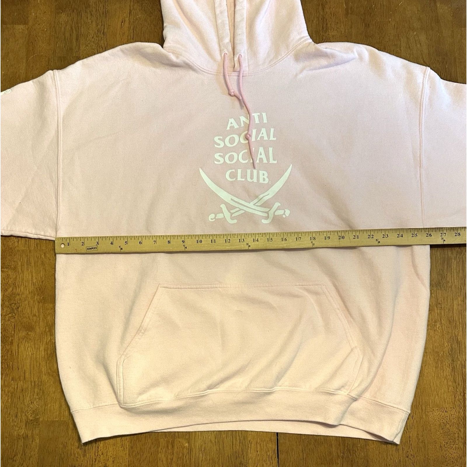 Anti Social Social Club Anti Social Social Club Neighborhood Hoodie Sweatshirt Pink 2XL Size US XXL / EU 58 / 5 - 4 Thumbnail