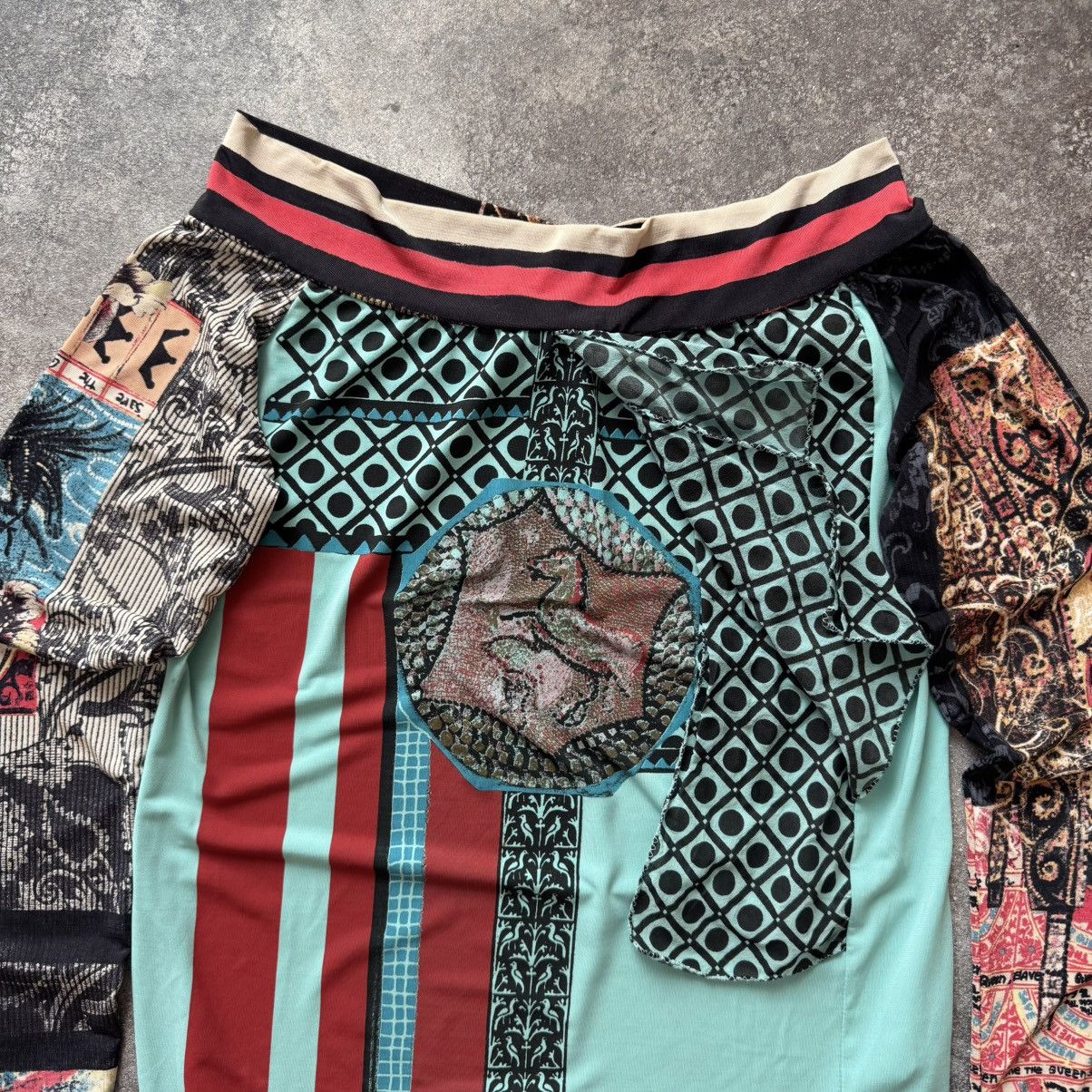 20471120 Save the Queen Y2K Crazy Blouse (Jean Paul Gaultier Style) Size XL / US 12-14 / IT 48-50 - 5 Thumbnail