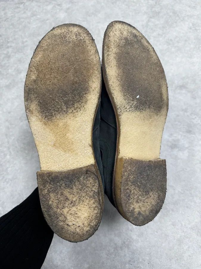 Bottega Veneta Bottega Veneta Clear Faded Black Suede Chelsea Boots Size US 11 / EU 44 - 7 Thumbnail